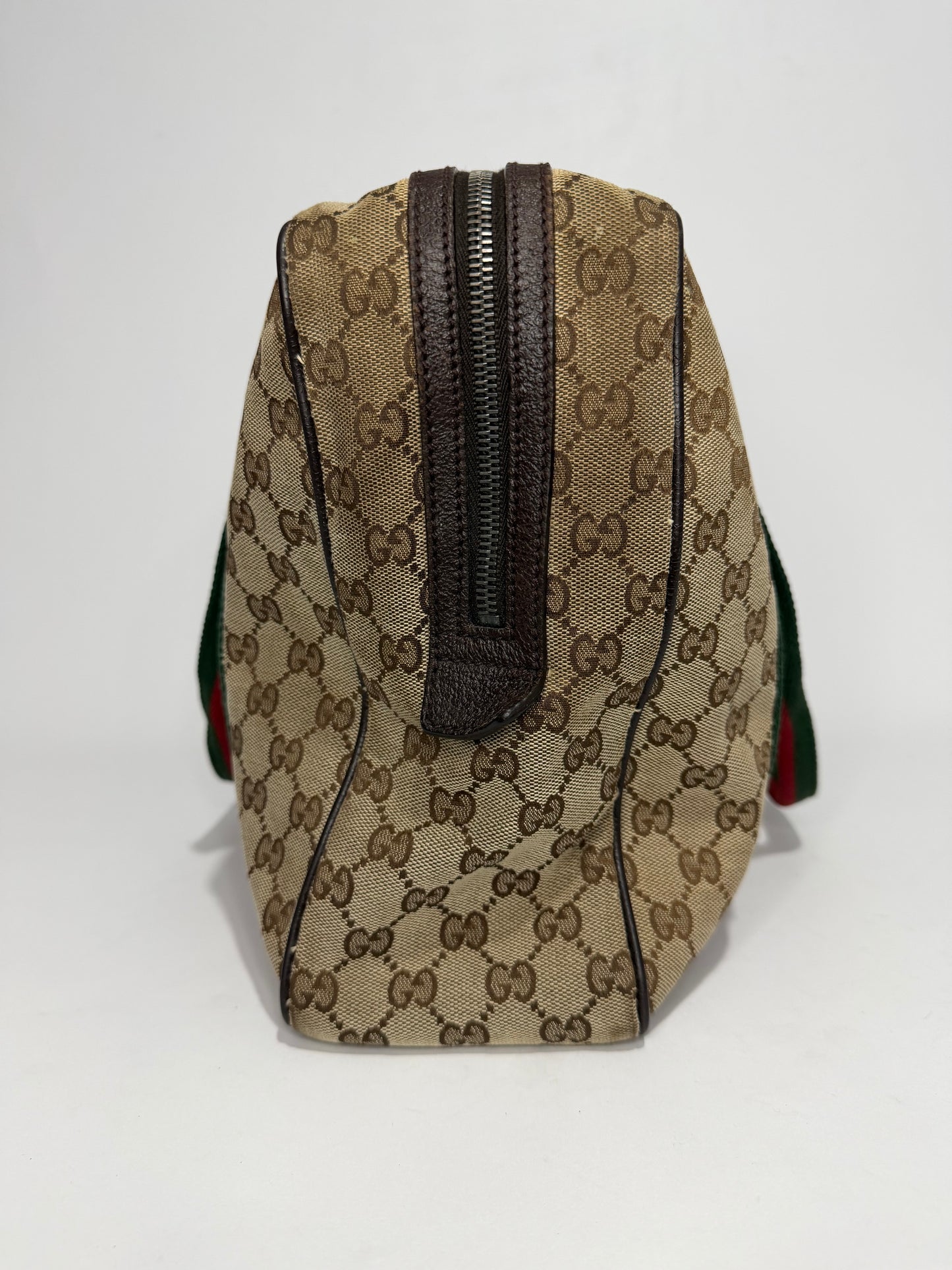 Gucci
GG Canvas Web Medium Carry-On Duffle Bag