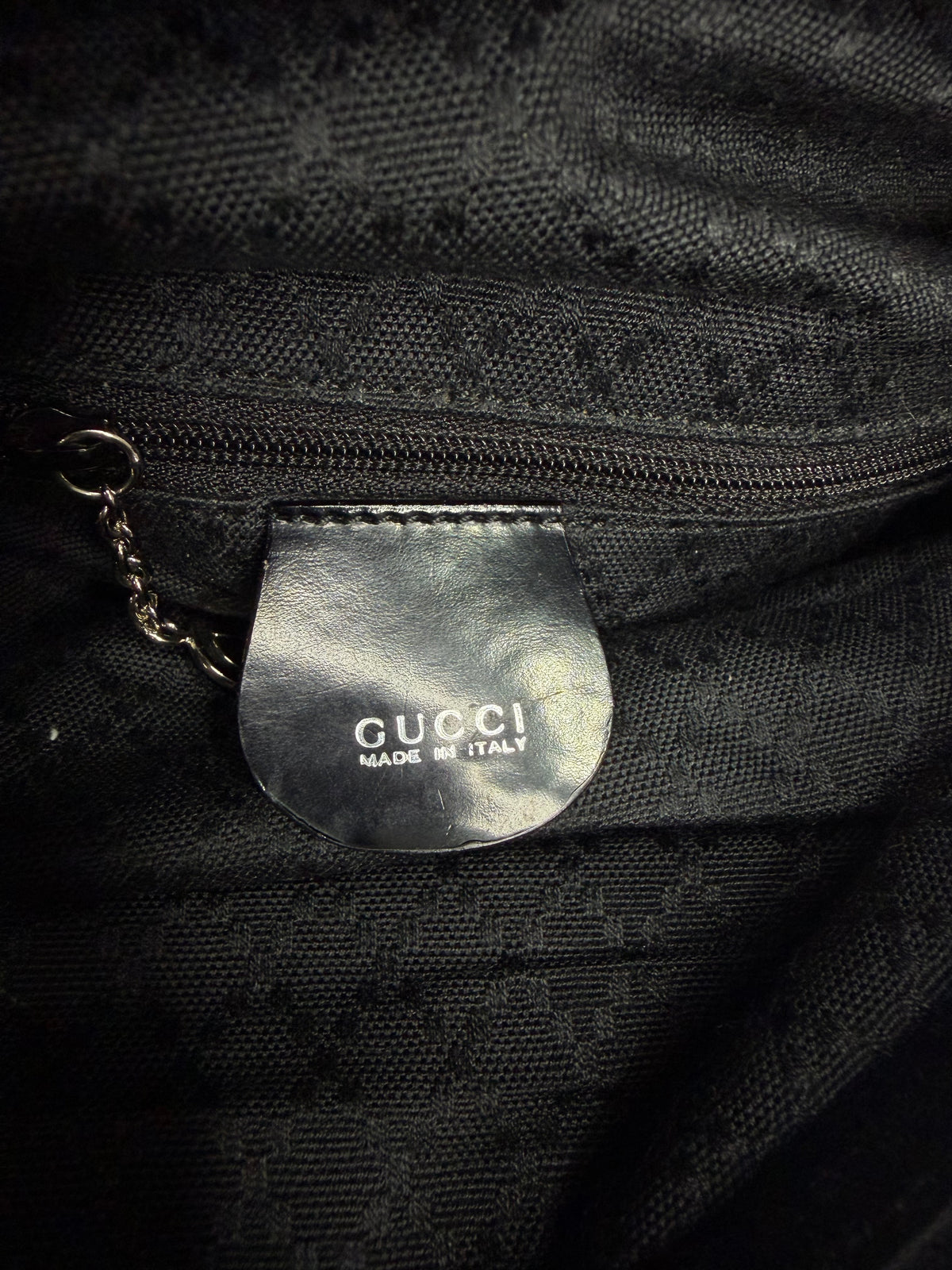 Vintage Gucci Black Nylon Shoulder bag