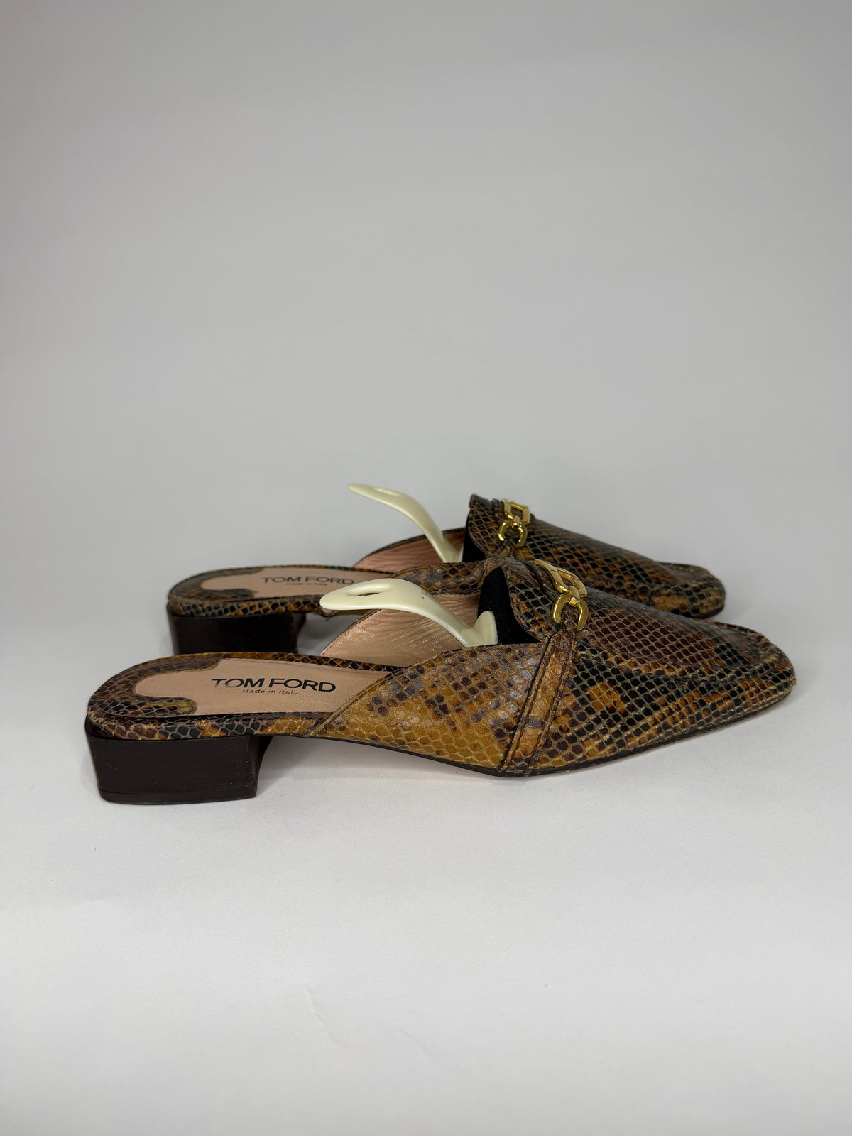 TOM FORD
Leather Croc-Embossed Whitney Mules 25 Size 40 EU/ 10 US/ 7 UK