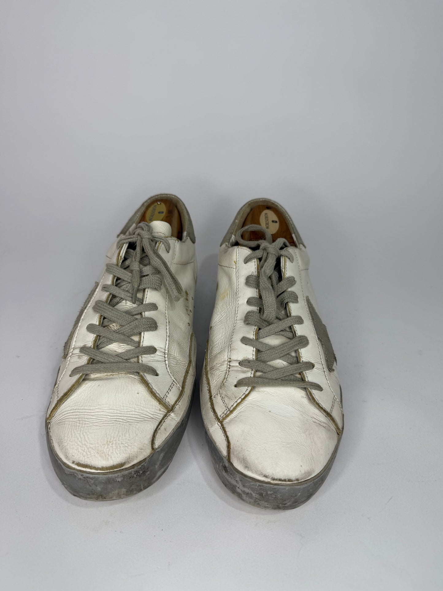 Golden Goose Superstar  Tricolor Leather Suede Low Top Sneakers Size 43 EU/ 10 US/ 9 US
