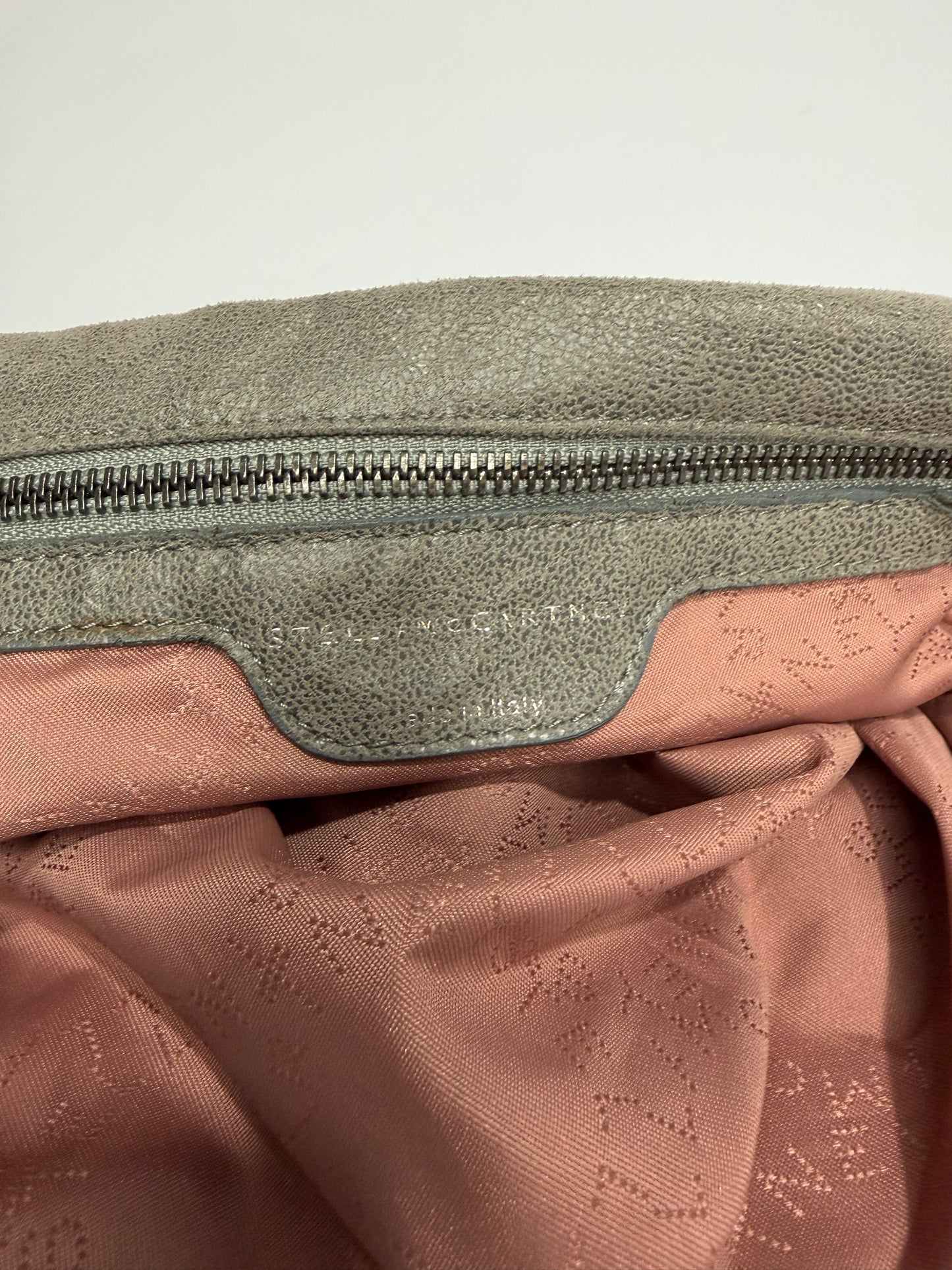 Stella McCartney Green Faux Leather Falabella Tote