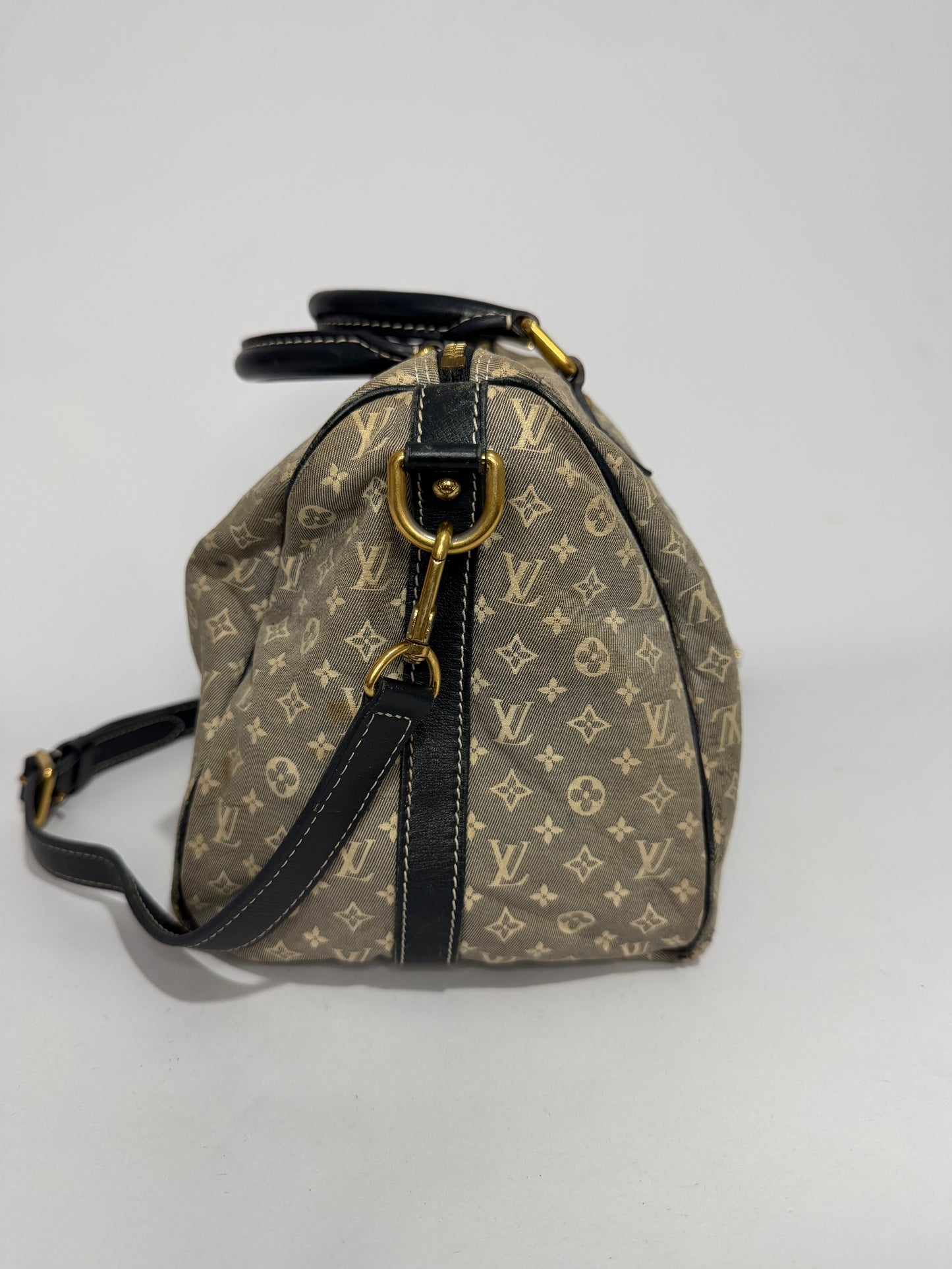 Louis Vuitton Monogram Canvas Mini Lin Speedy 30 Bag