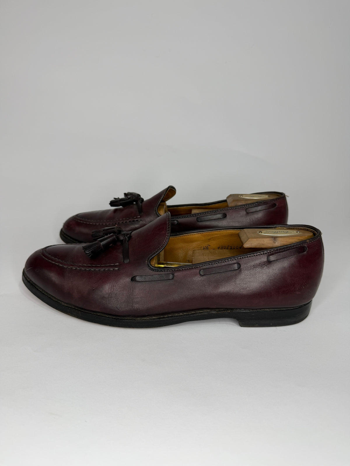 Alden Burgundy Leather Tassel Loafers Men’s Size 12.5 UK/ 13.5 US