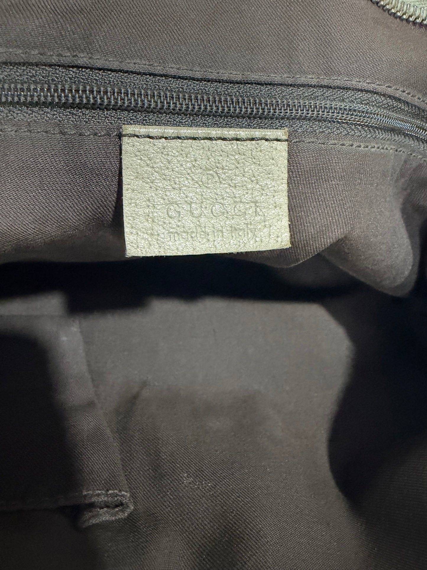 Gucci Brown/Beige GG Canvas Abbey D-Ring Handbag
