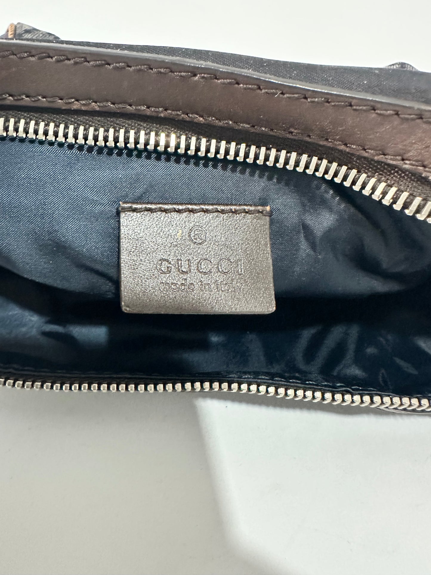 Gucci Multicolor Diamante Nylon Web