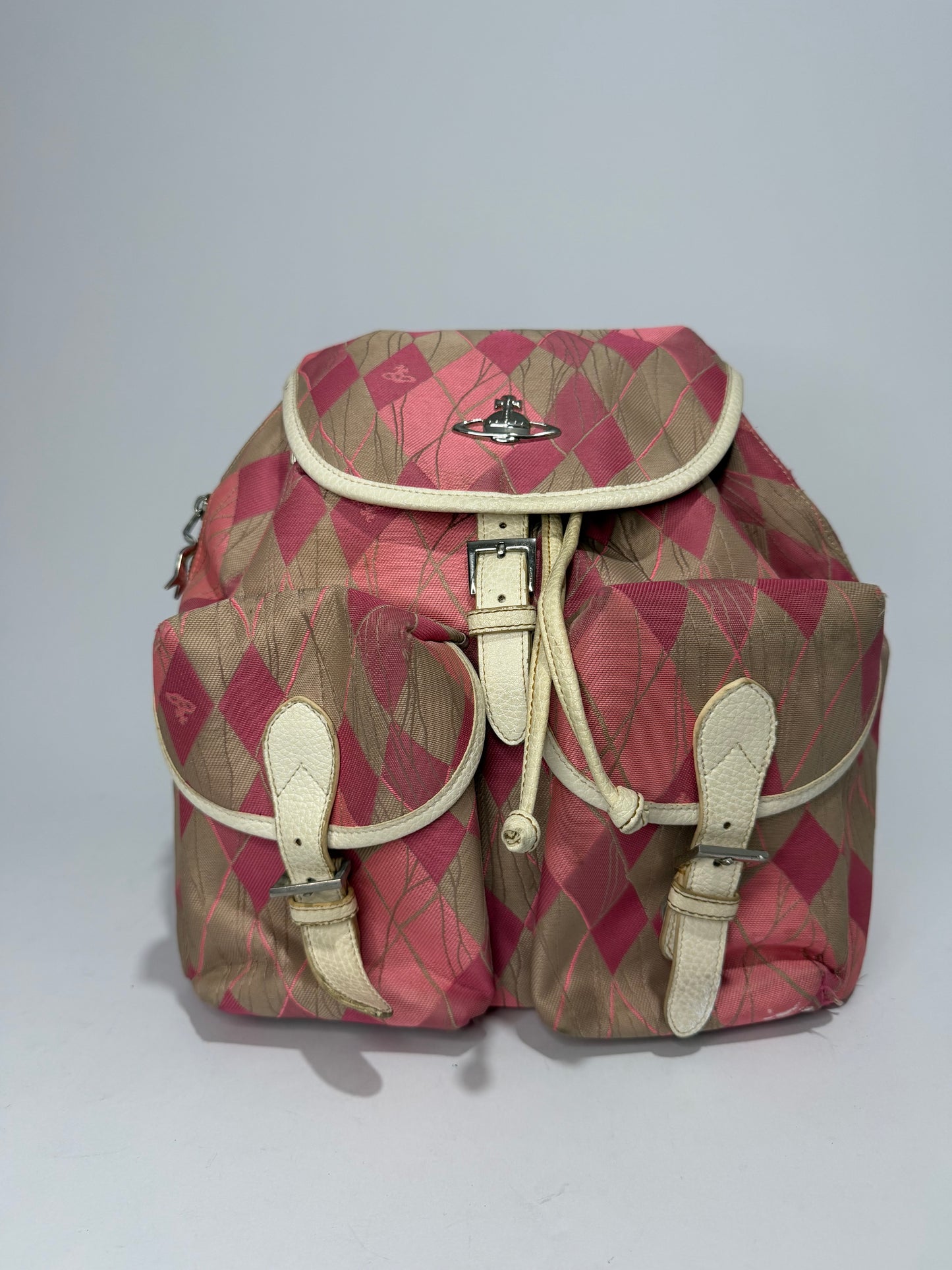 VIVIENNE WESTWOOD DERBY CHECKED BACKPACK