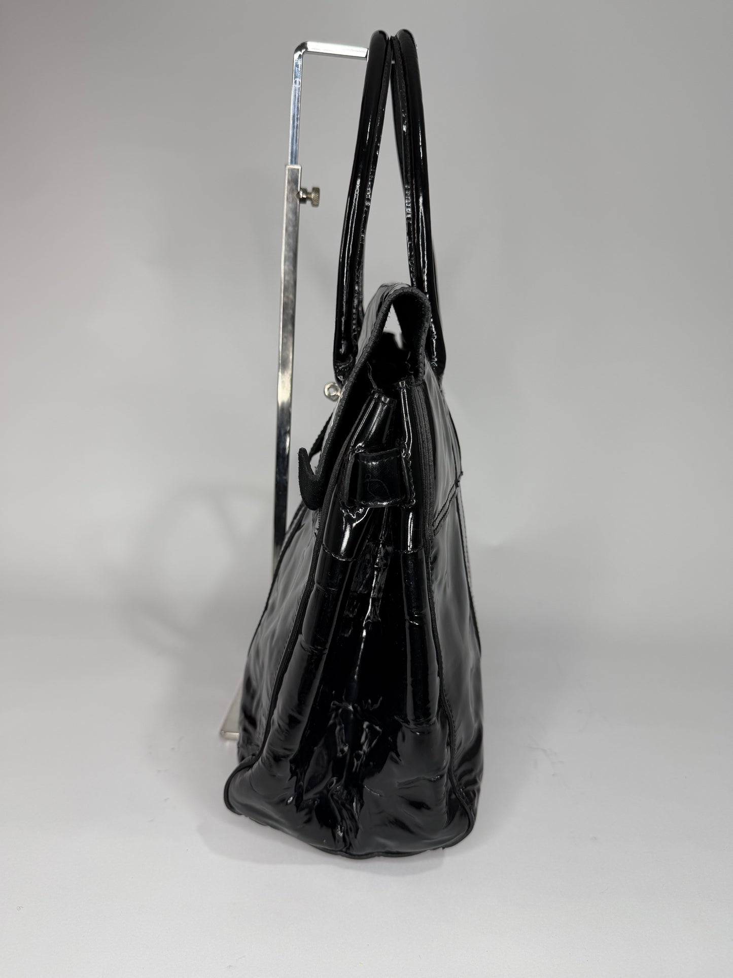 MULBERRY
Black Patent Leather Bayswater Bag