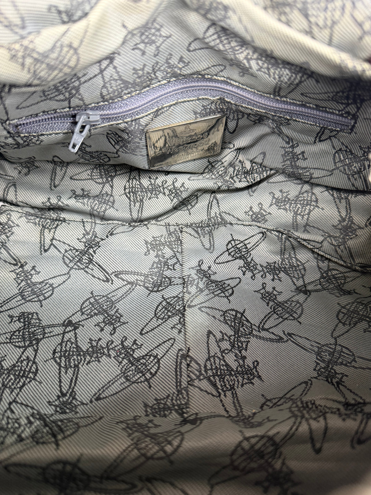 Vivienne Westwood
Printed Canvas Shoulder Bag