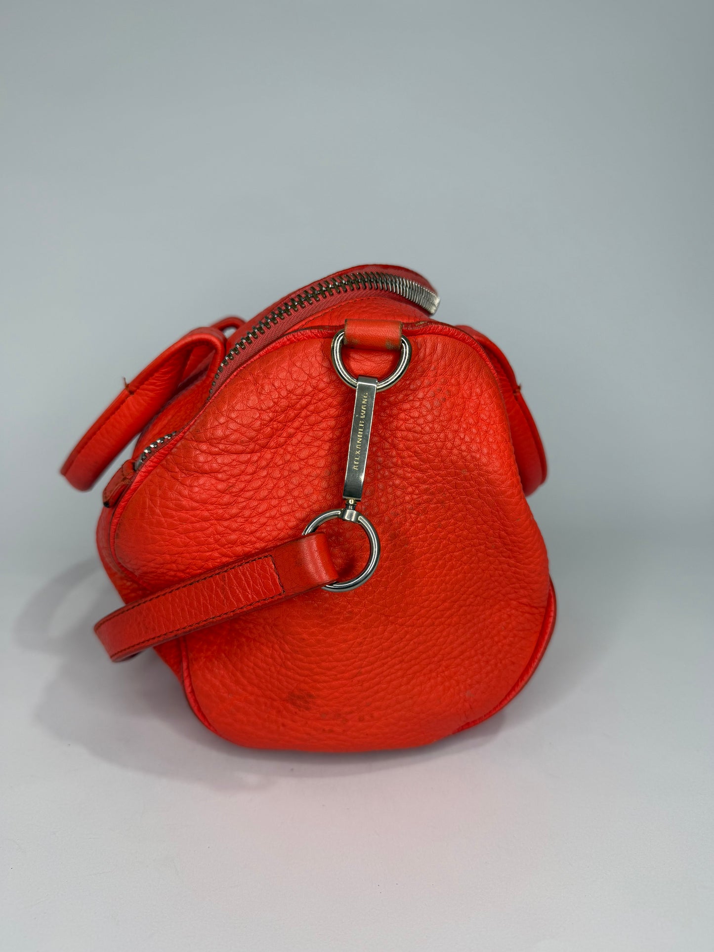 Alexander Wang Orange Leather Small Rockie Satchel