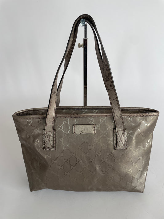 Gucci Metallic  Imprime GG Tote Mini