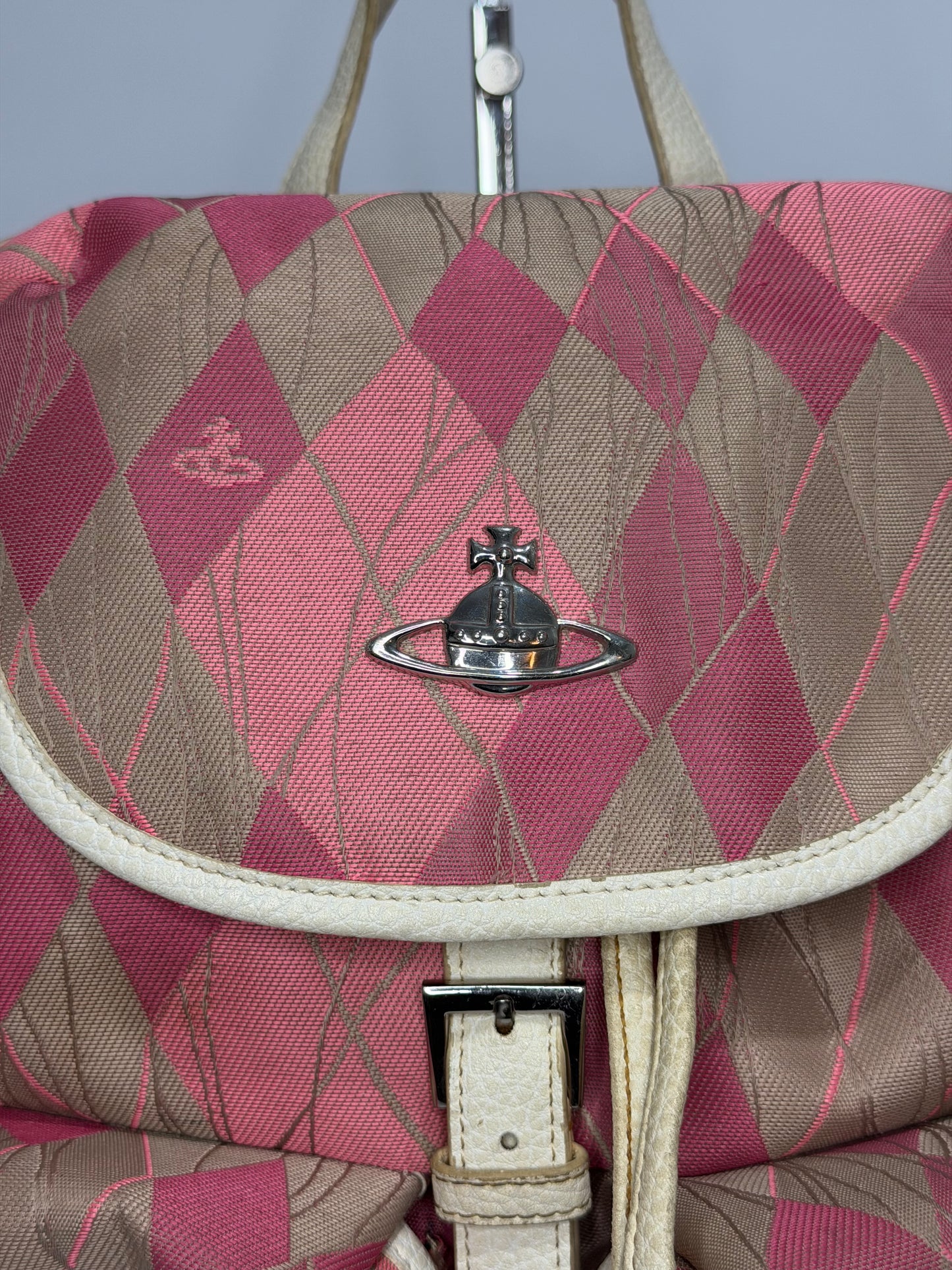 VIVIENNE WESTWOOD DERBY CHECKED BACKPACK