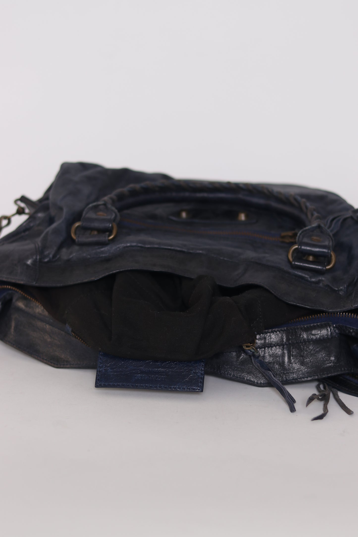 Balenciaga Marine Leather Medium RH City Tote