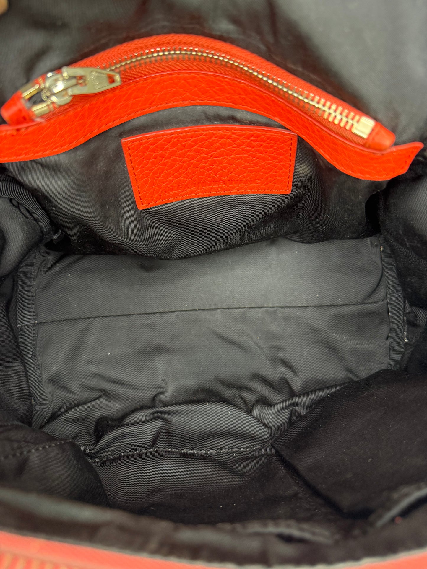 Alexander Wang Orange Leather Small Rockie Satchel