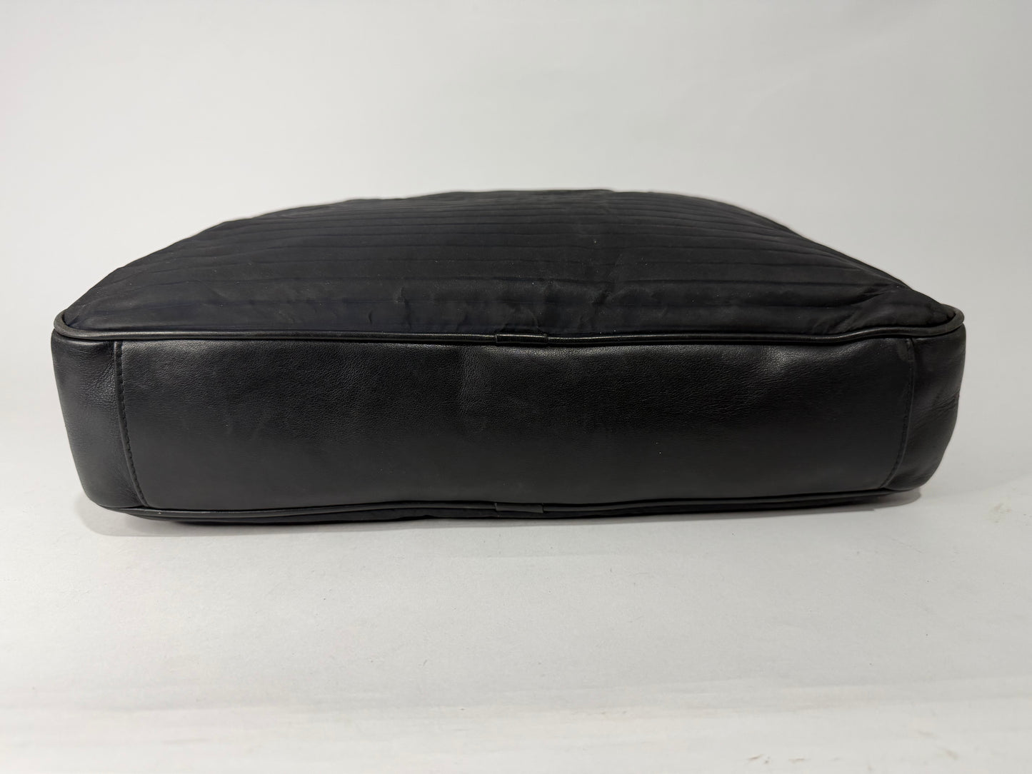 Dior Homme Black/Navy
Leather and Nylon Briefcase