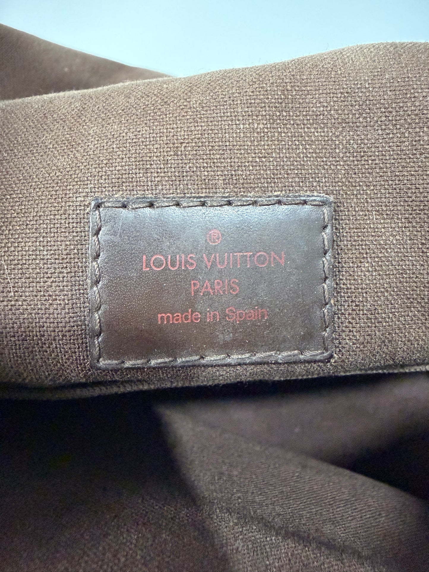 Louis Vuitton Damier Ebene Canvas Brooklyn GM Messenger Bag