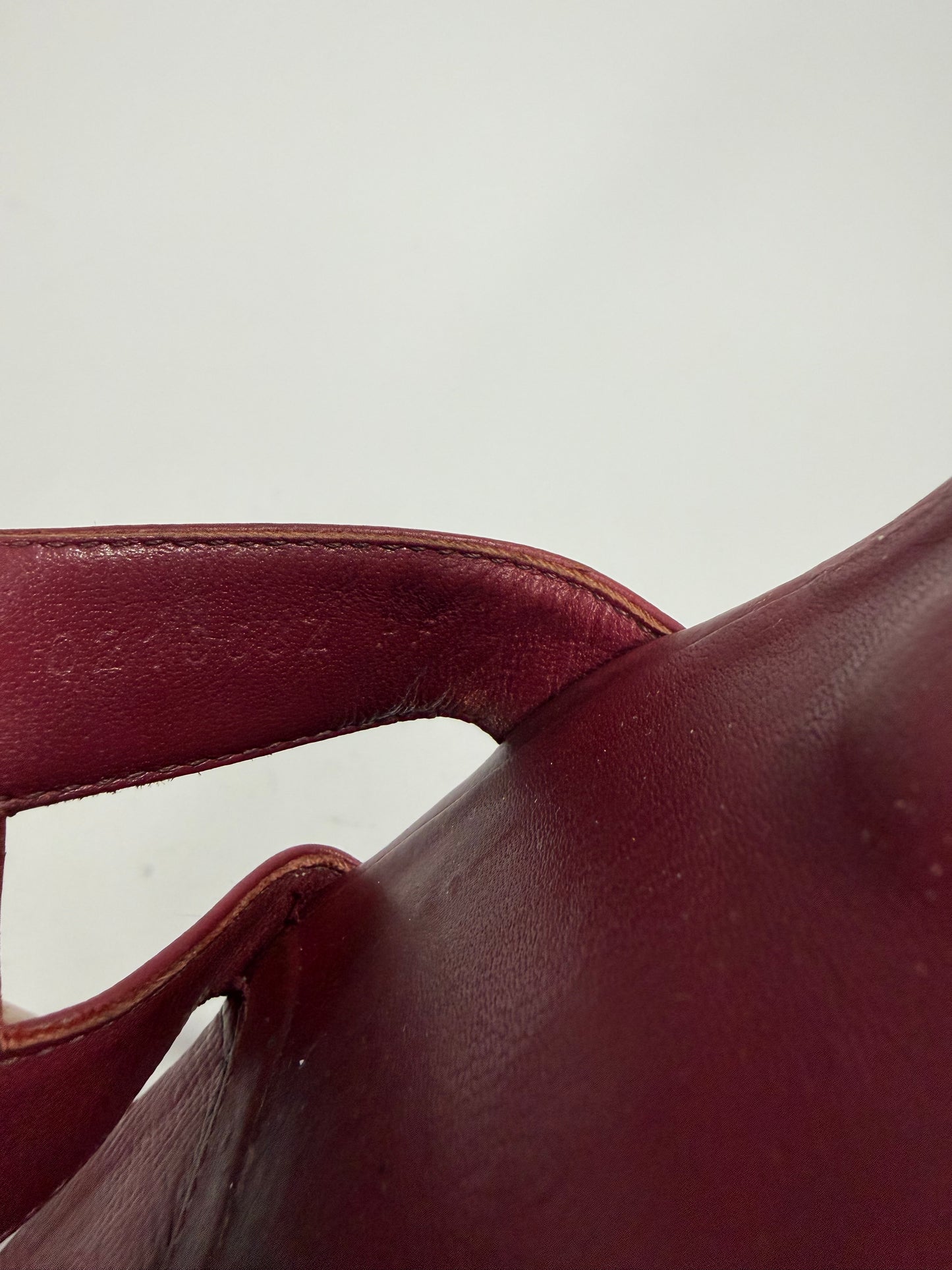 HERMES Pink Epsom Oran Sandals Size 39 EU/9 US / 6 UK
