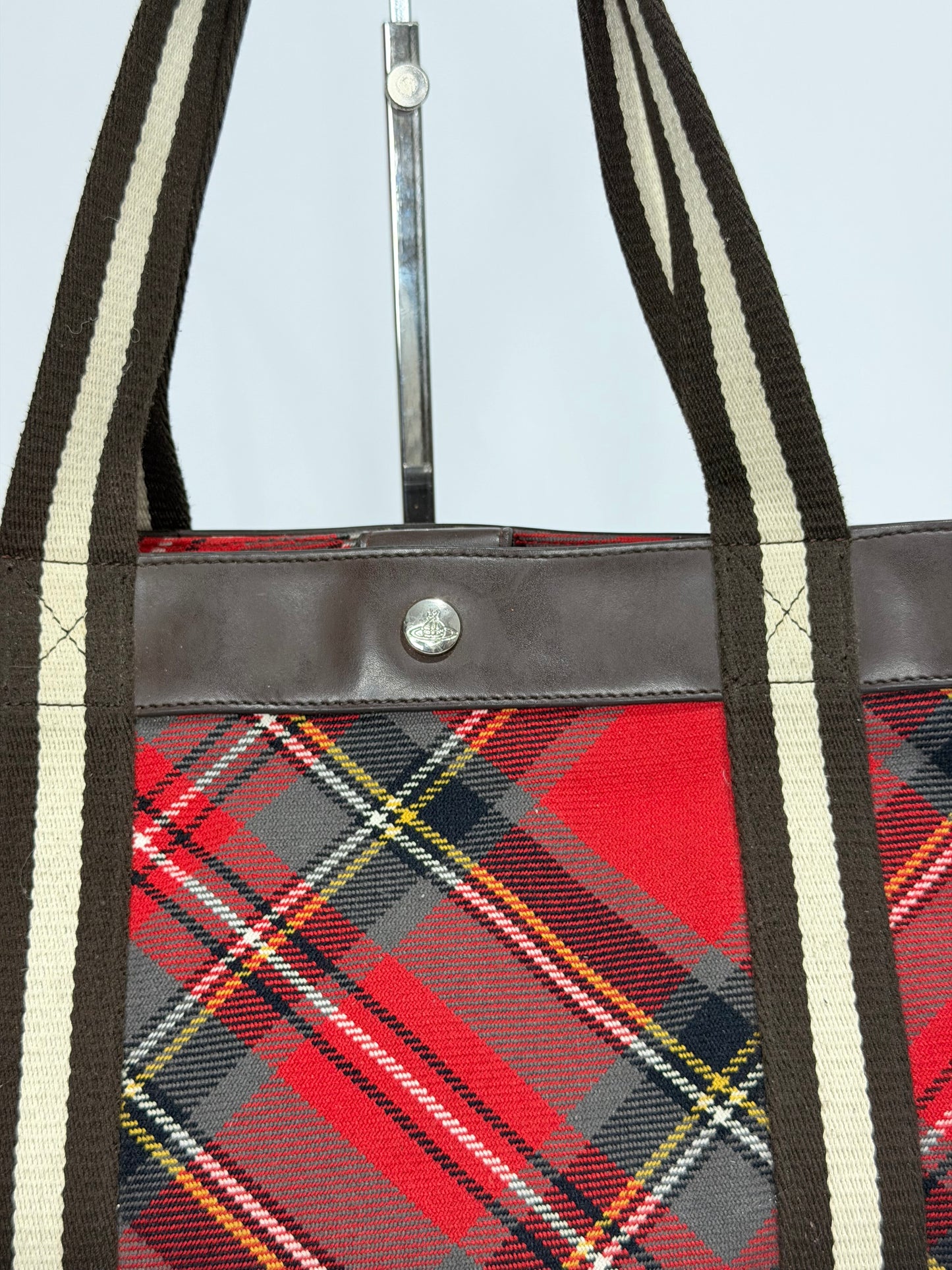 Vivienne Westwood Derby Tote Bag Multicolour Tartan