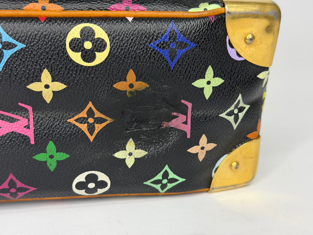 LOUIS VUITTON
Monogram Multicolor Trouville Black
