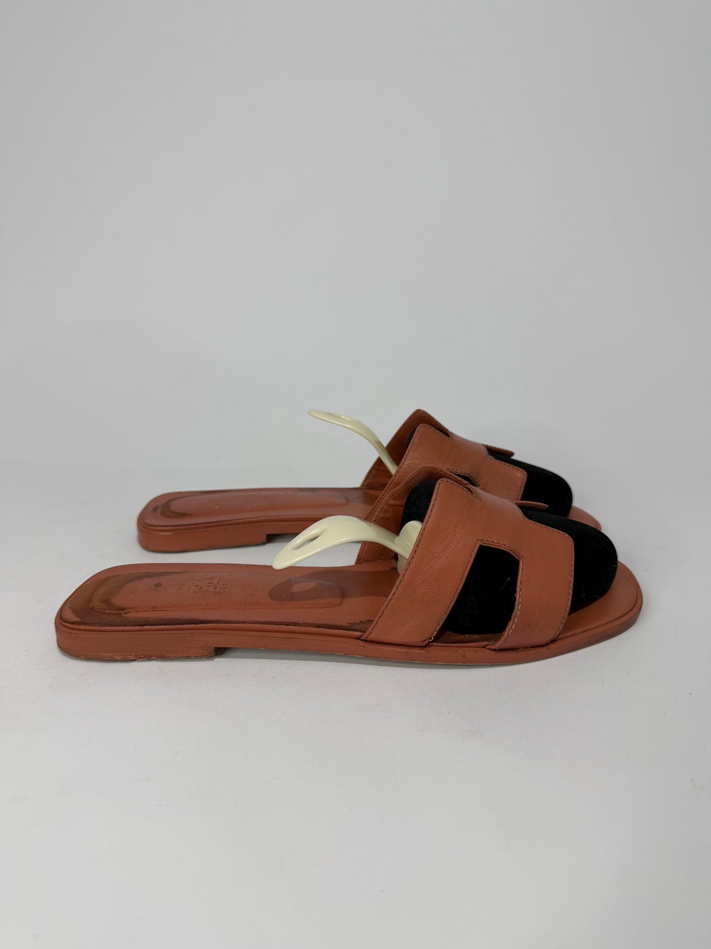 HERMES Oran Box Calfskin Oran Sandals 41 EU/ 11 US / 8 UK