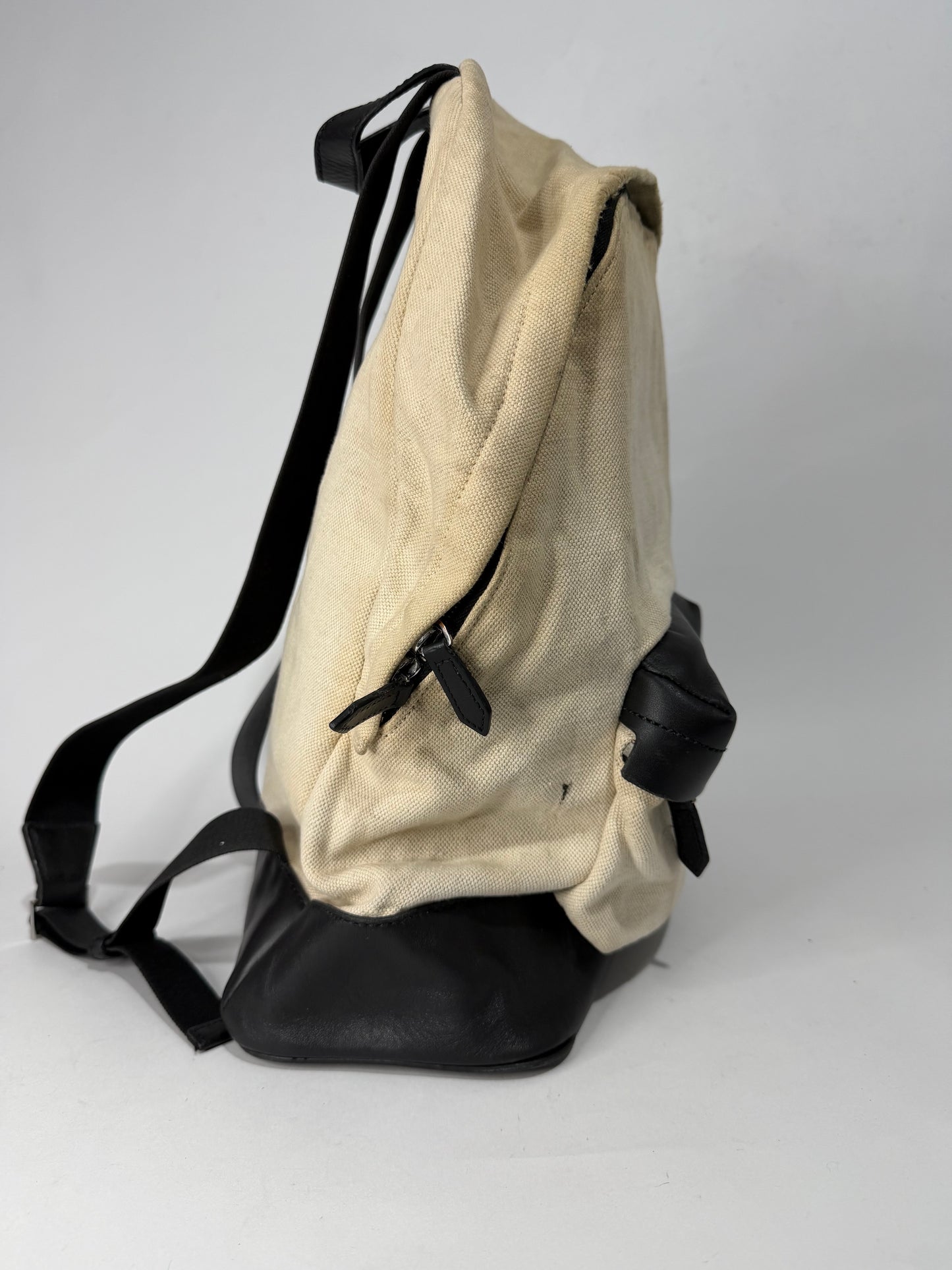 Balenciaga Canvas & Leather Logo Backpack