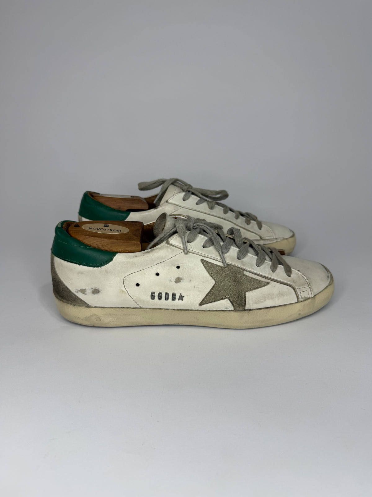 Golden Goose Superstar Leather Suede Low Top Sneakers Size 41 EU