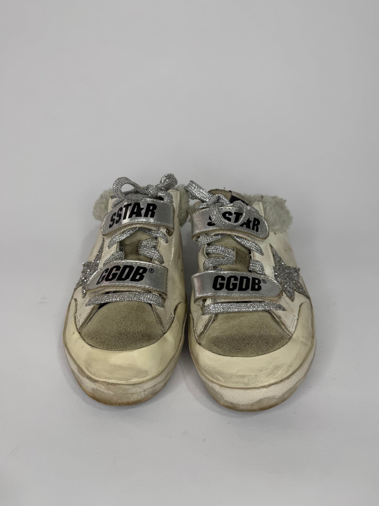 GOLDEN GOOSE 
Super-Star Sabot School Penstar Slippers Size 37 EU/ 7 US
