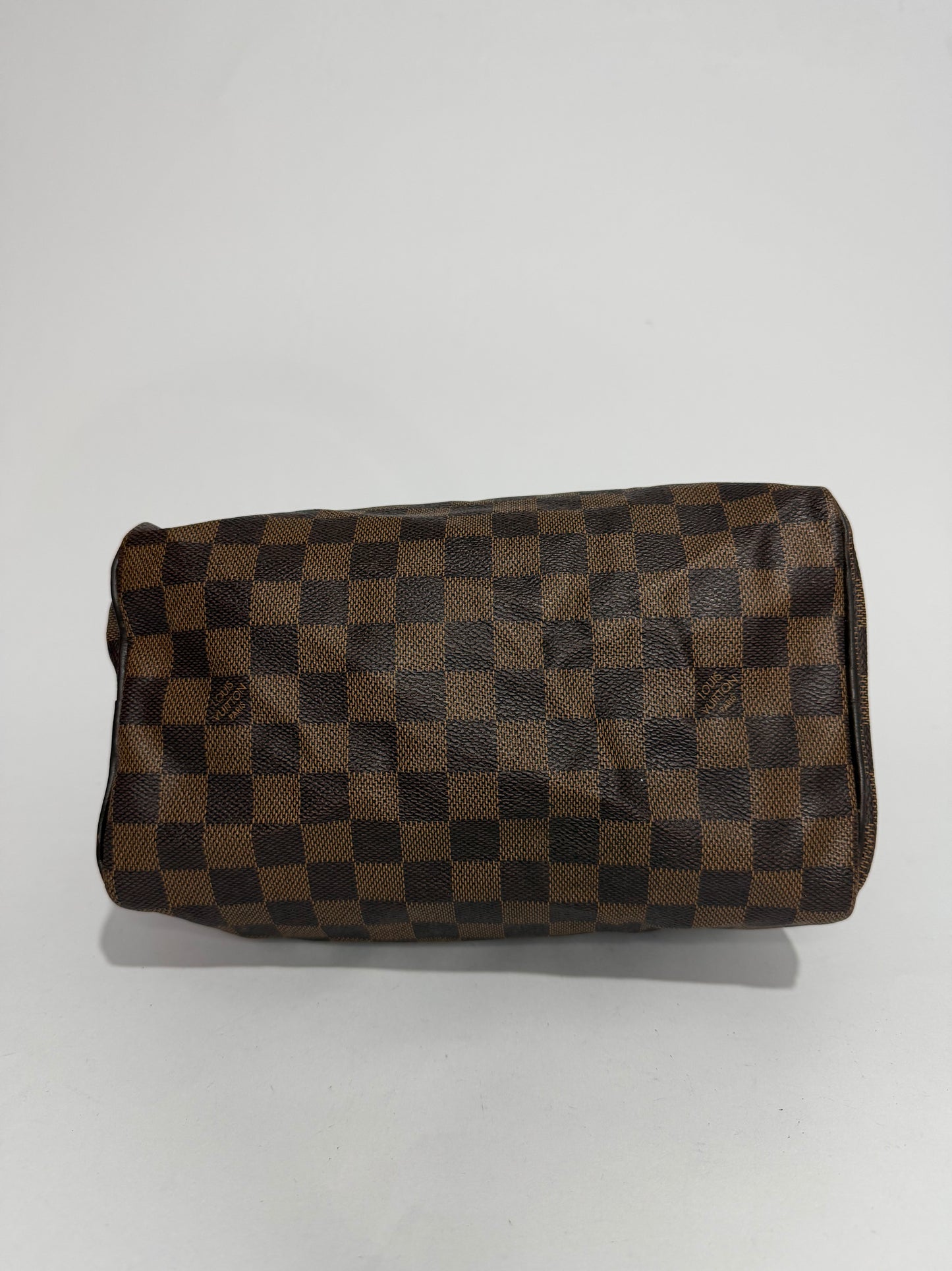 Louis Vuitton Damier Ebene Canvas Speedy 25 Bag