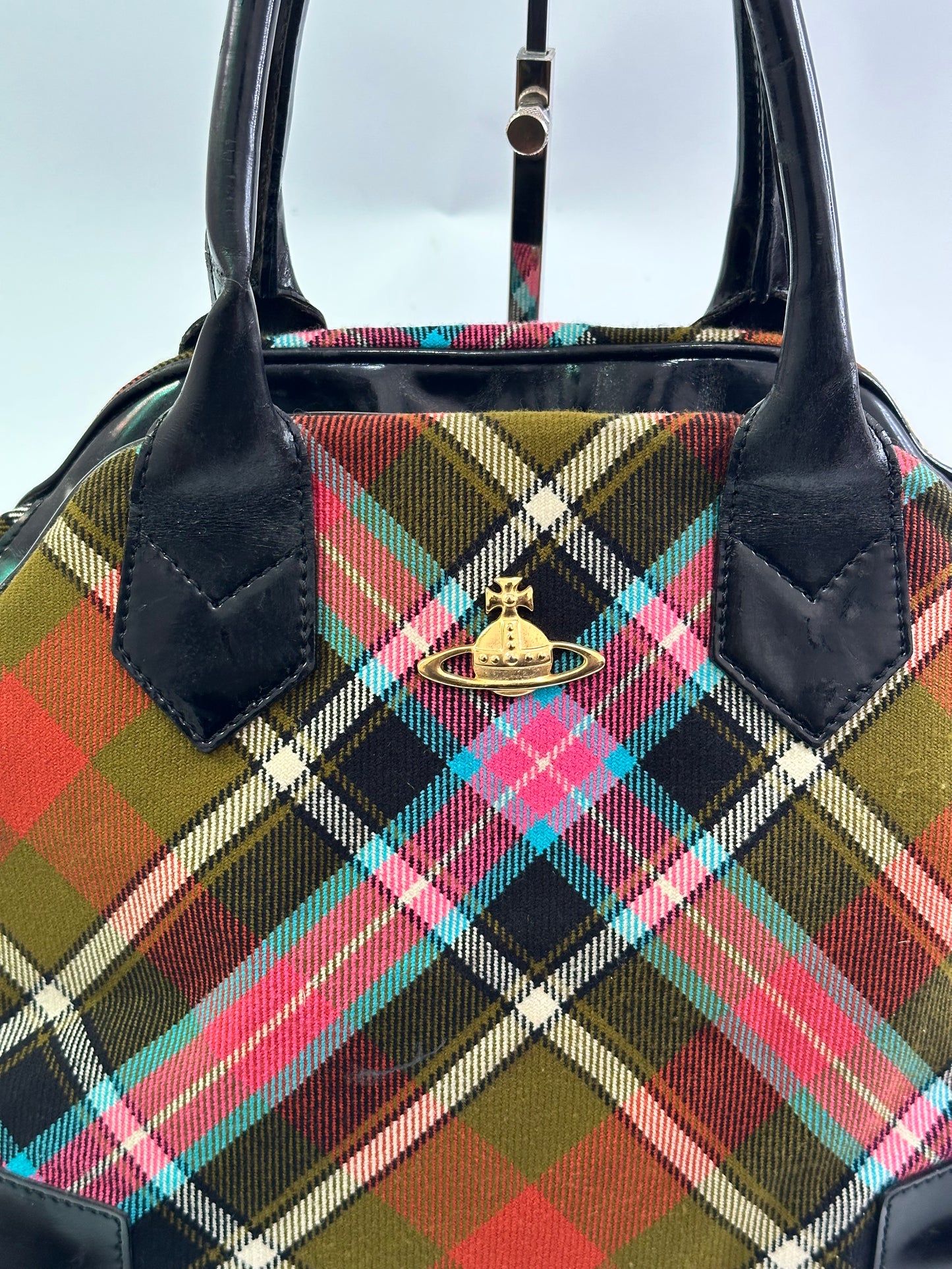 VIVIENNE WESTWOOD Plaid Yasmine bag