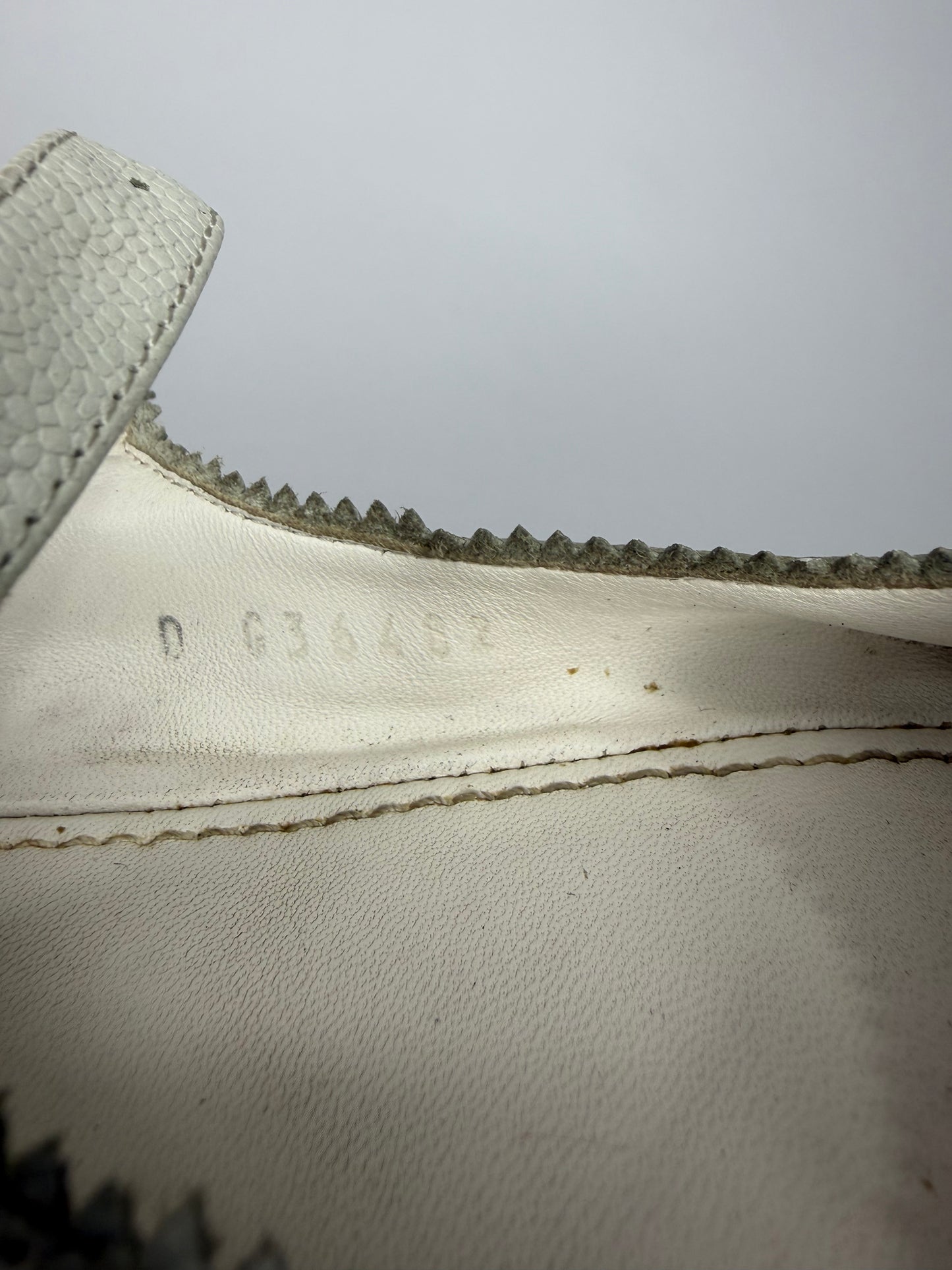 Chanel White/Black Leather CC Mary Jane Flats Size 36 EU/ 6 US/ 3 UK