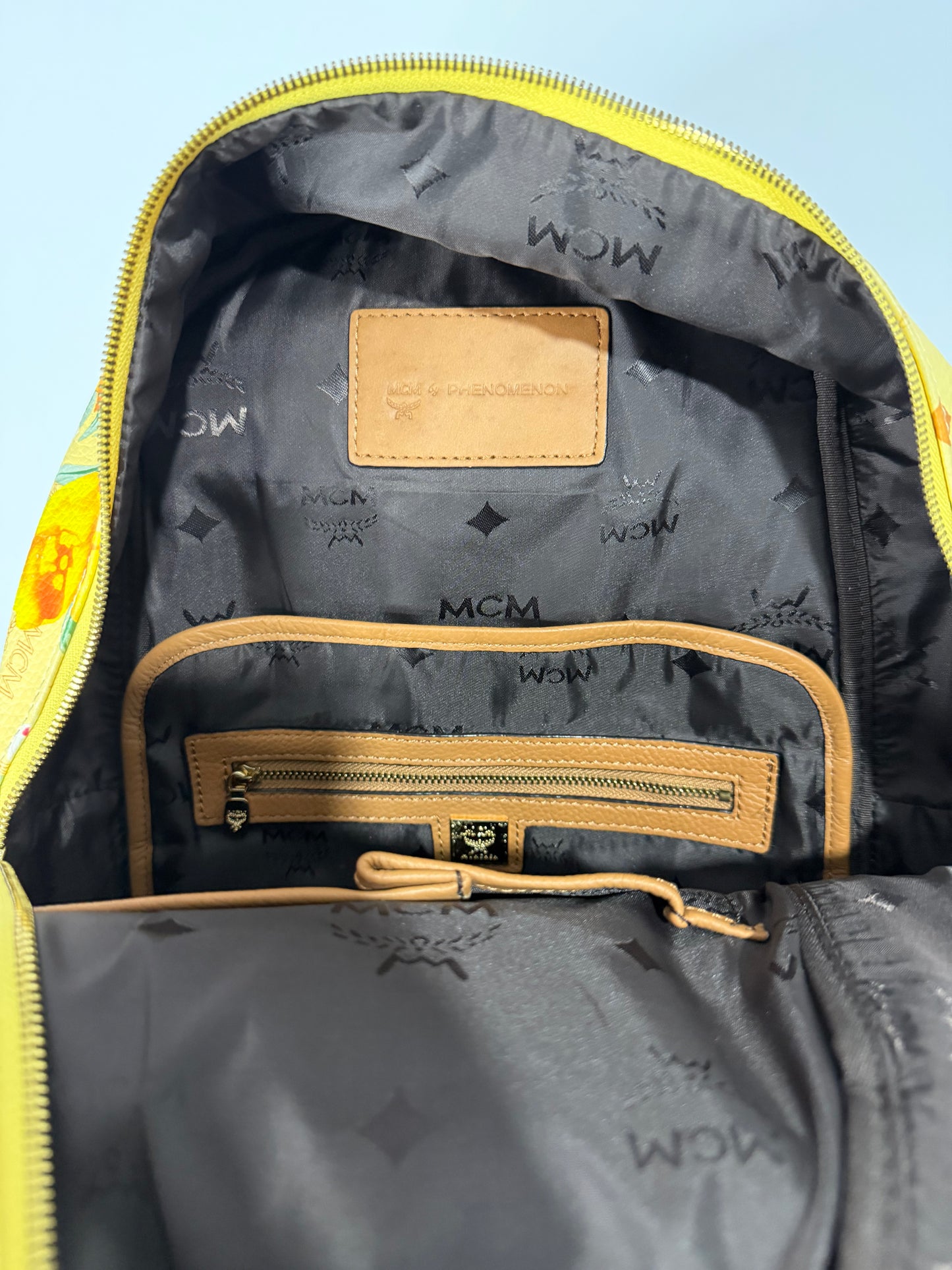 MCM Floral Print Backpack – Limited Collaboration (MCM x Phenomenon)