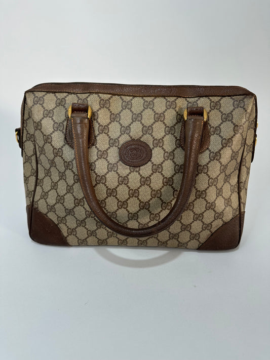 GUCCI Vintage GG Boston Bag