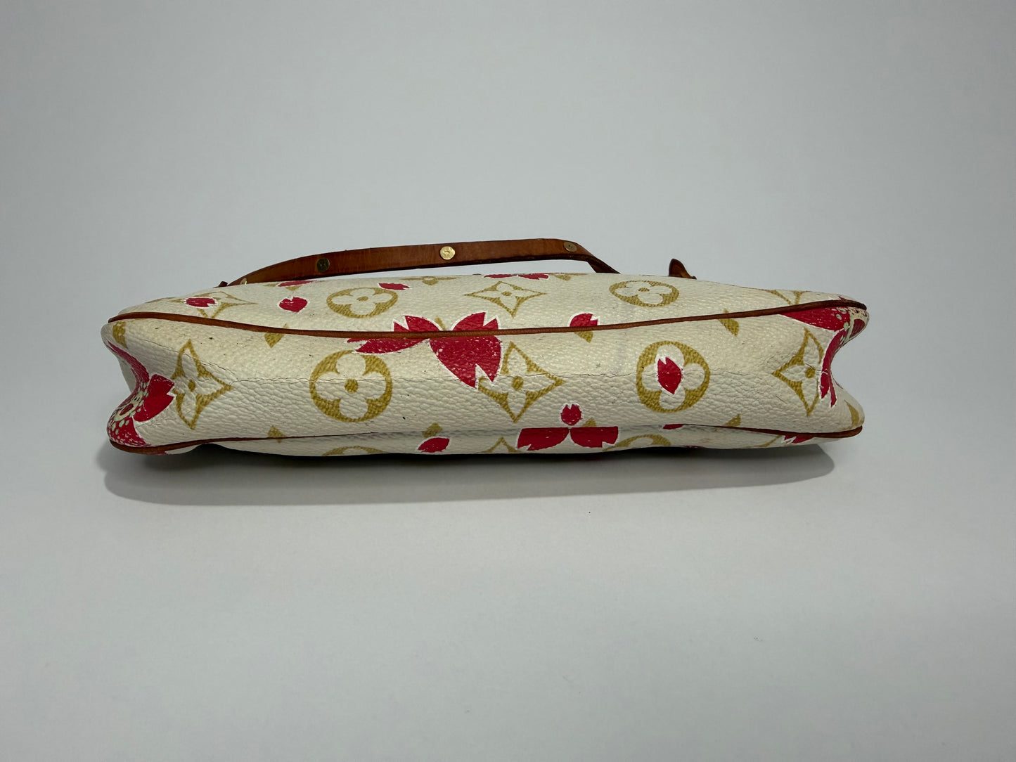 LOUIS VUITTON
Limited Edition Rouge Monogram Cherry Blossom Accessories Pochette Bag