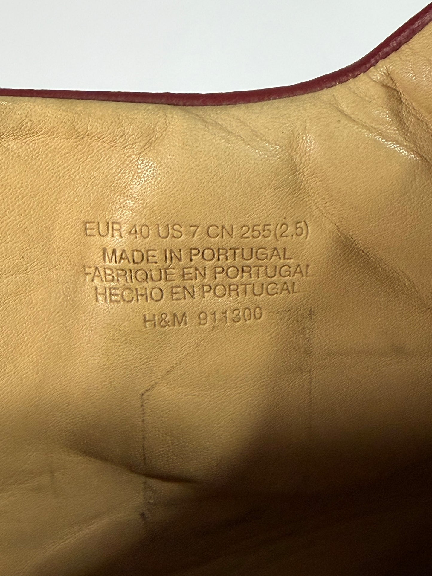 H&M x Maison Martin Margiela Trompe L’oeil High-Top Size 40 EU