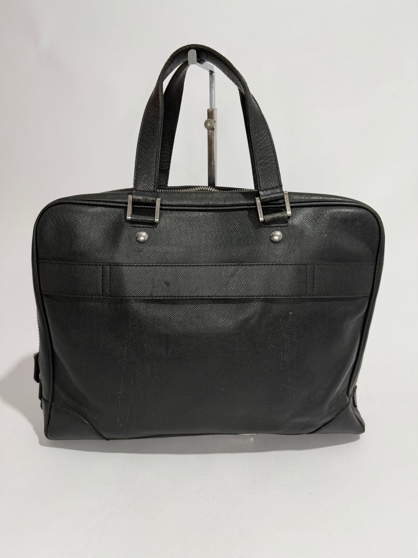 Louis Vuitton Black Taiga Leather Alexander Briefcase