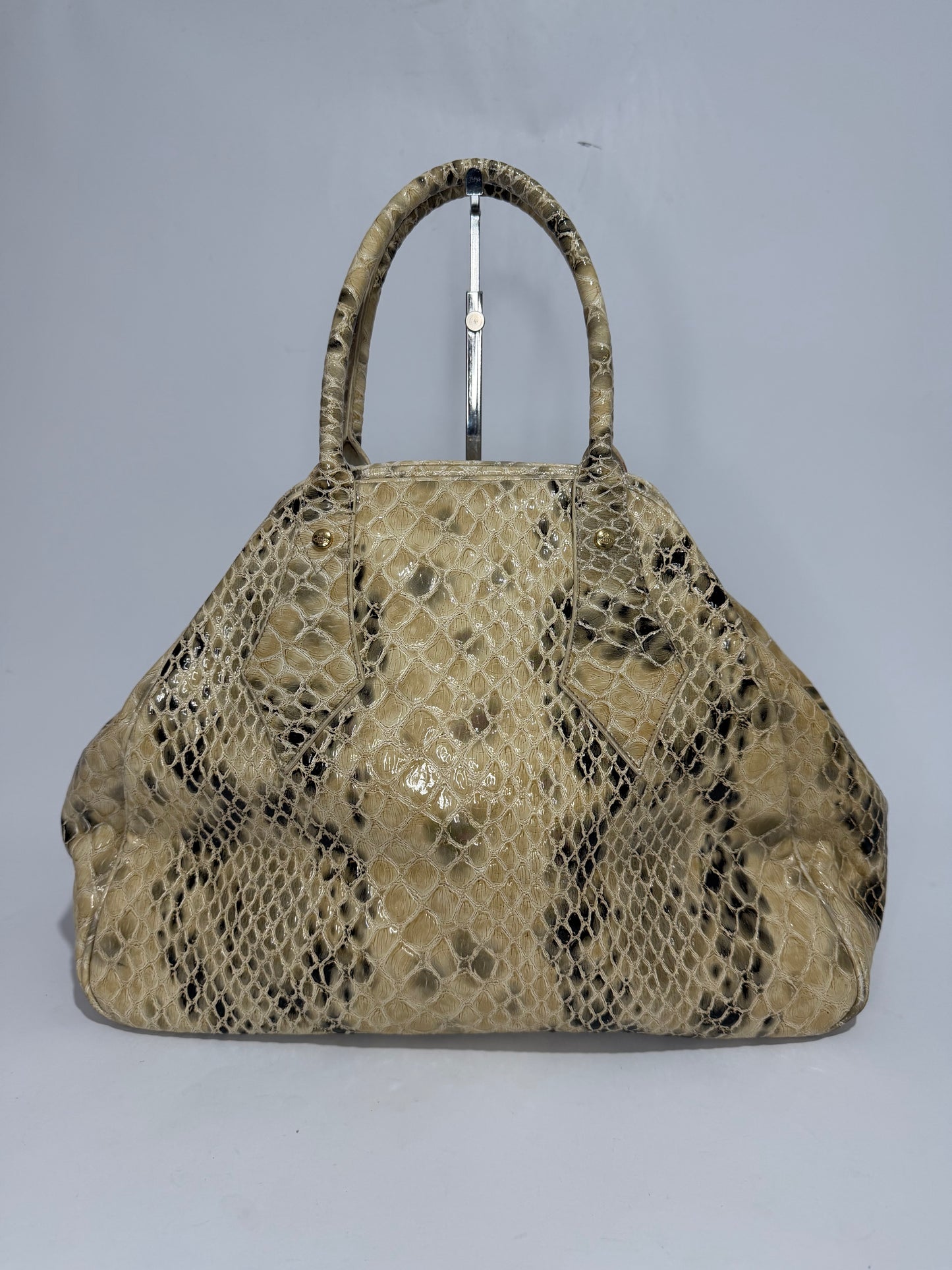 VIVIENNE WESTWOOD WOMENS’ CROC EMBOSSEDJOHANNA LARGE YASMINE BAG.