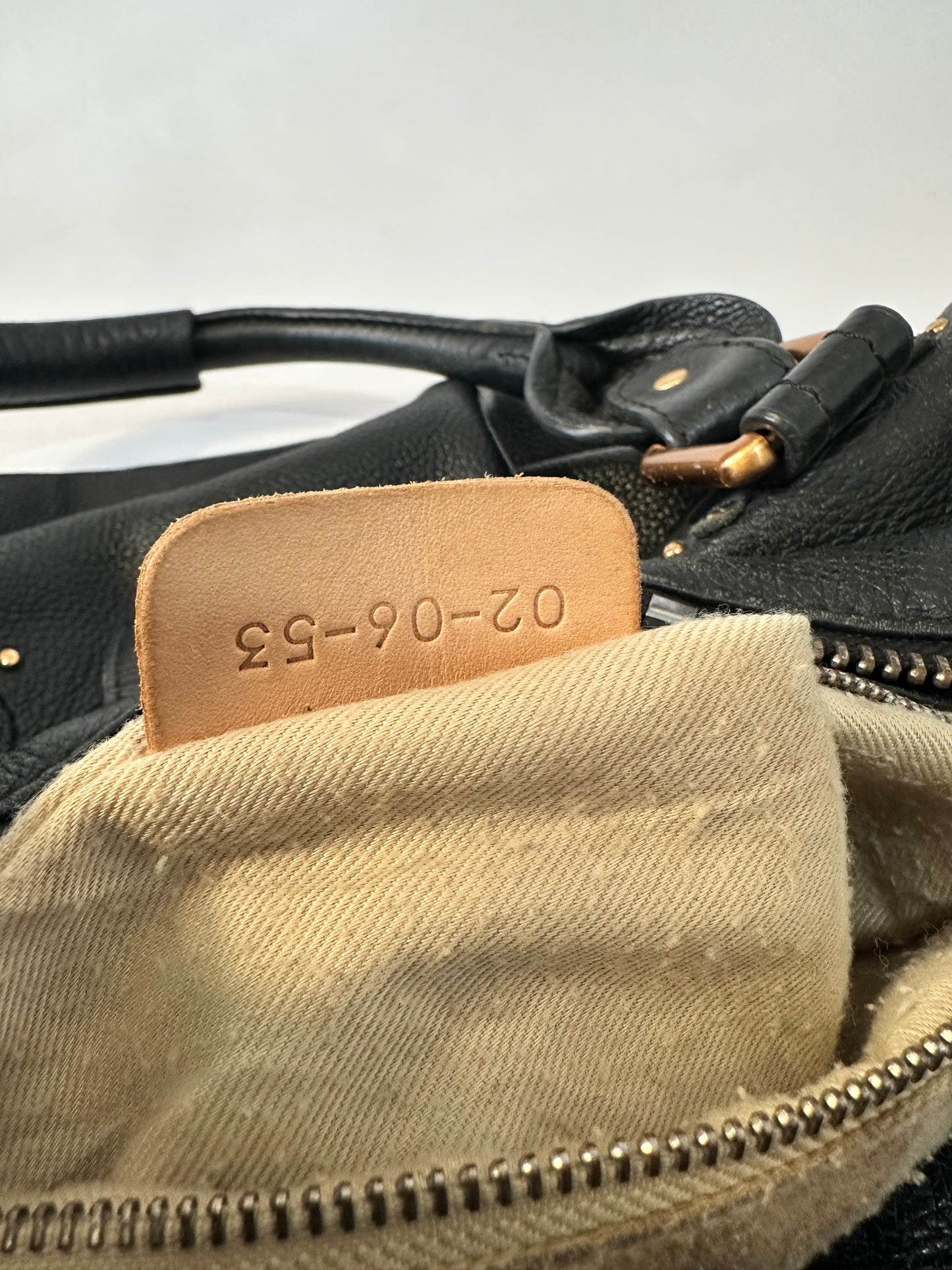 CHLOE
Moka Leather Large Paddington Satchel Bag