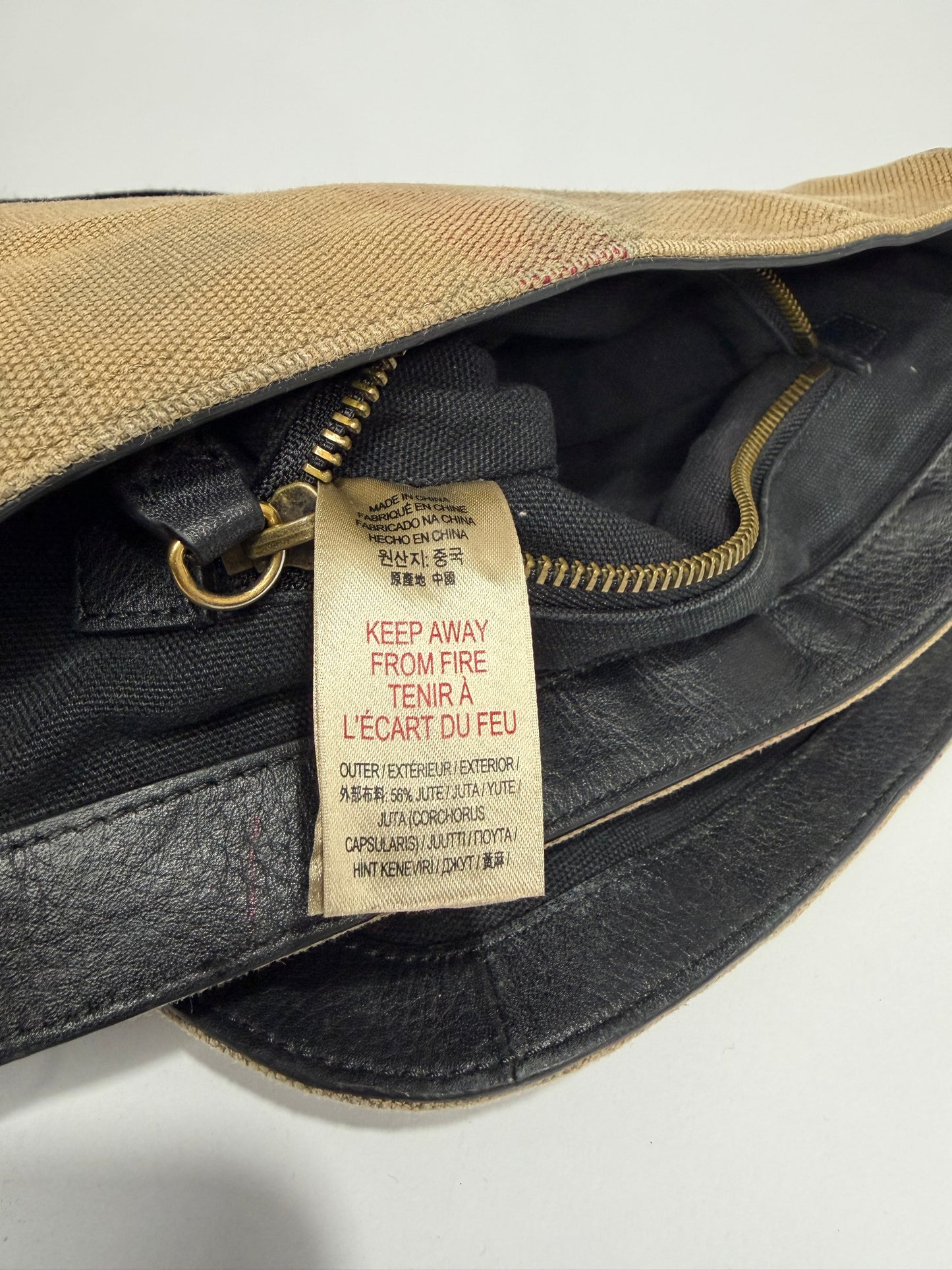 Burberry
Mega Check Baildon Messenger Bag
