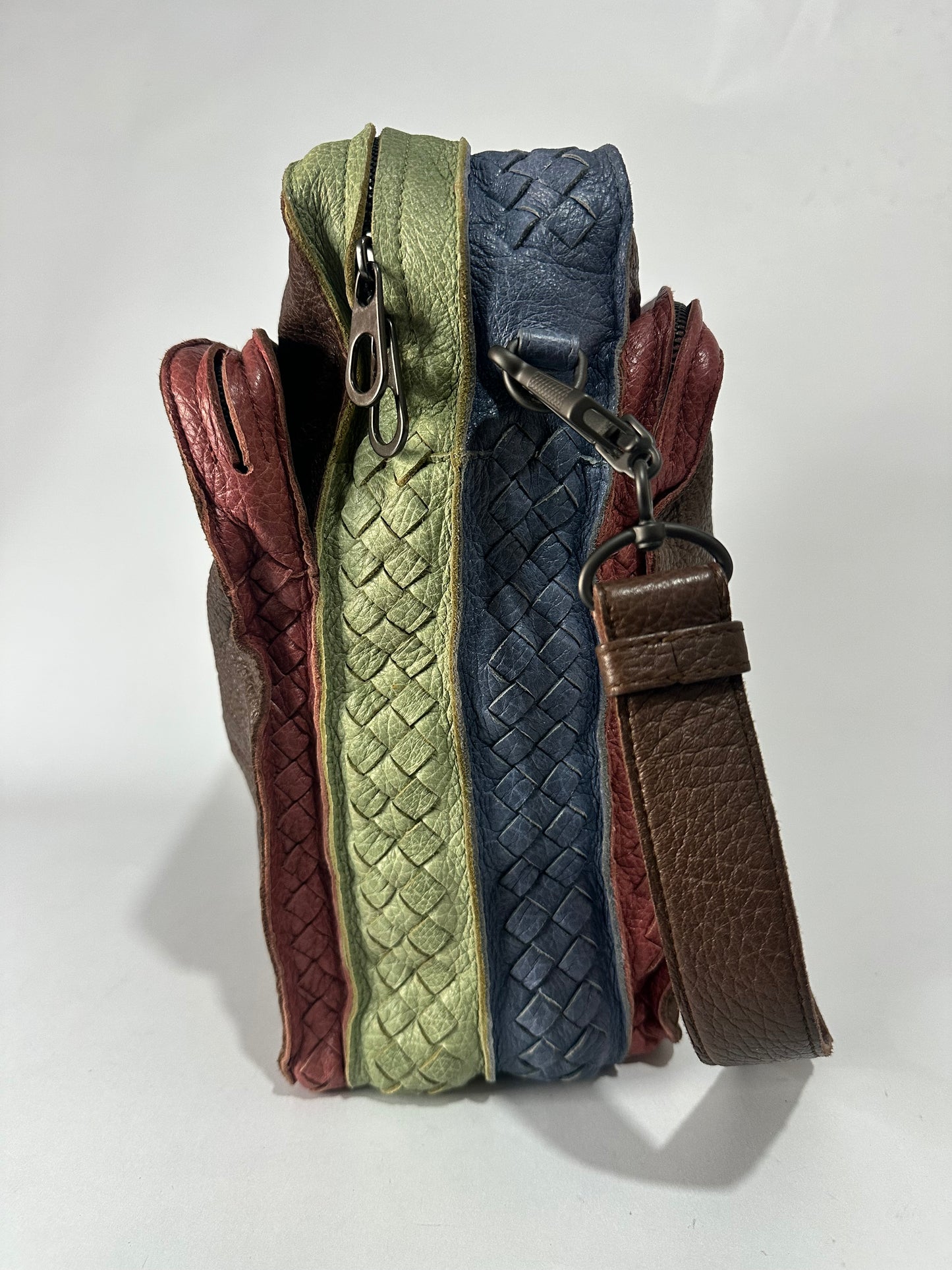 BOTTEGA VENETA INTRECCIATO Shoulder Bag Leather Multicolor