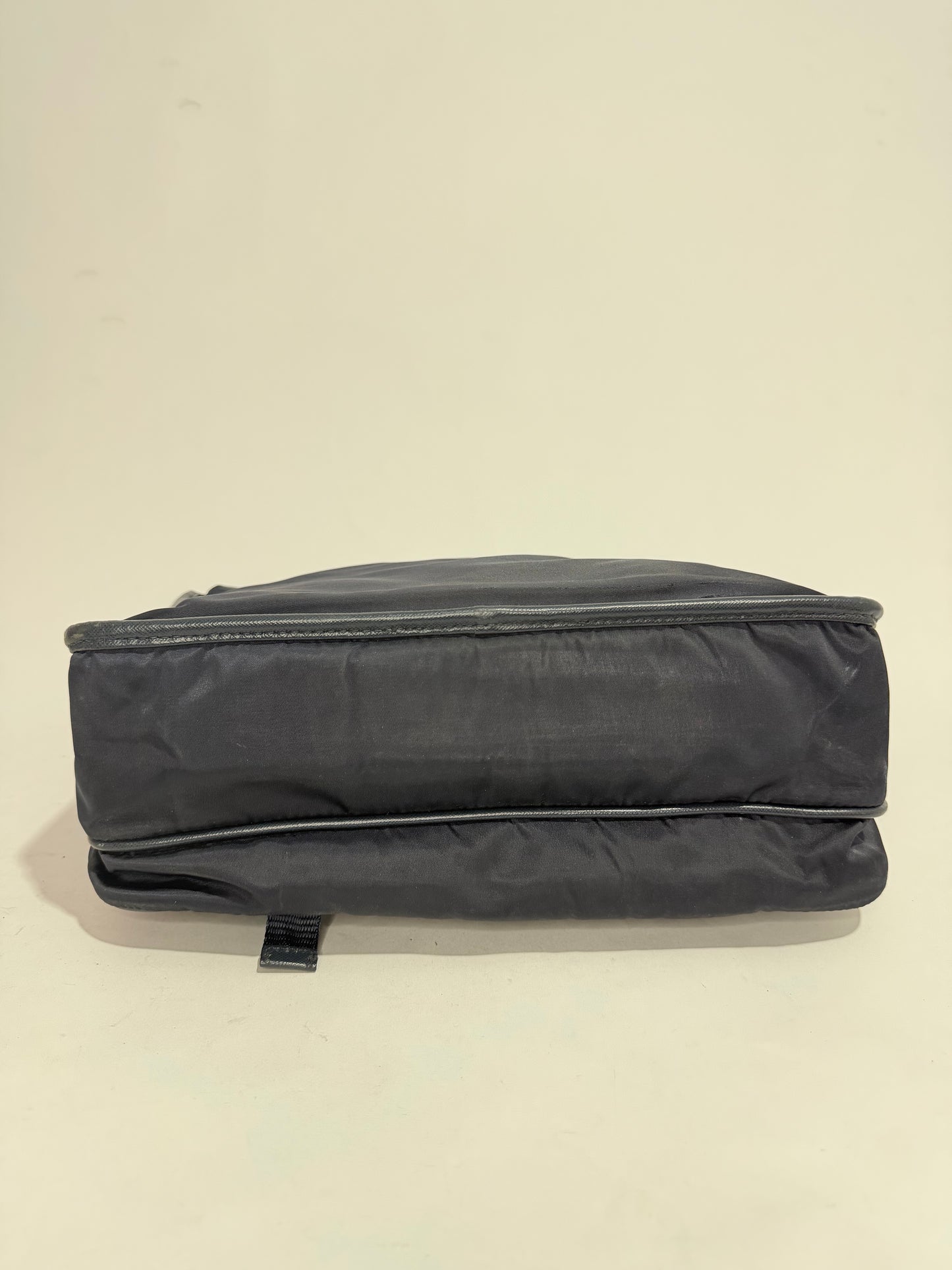 Navy Prada Tessuto Crossbody Bag