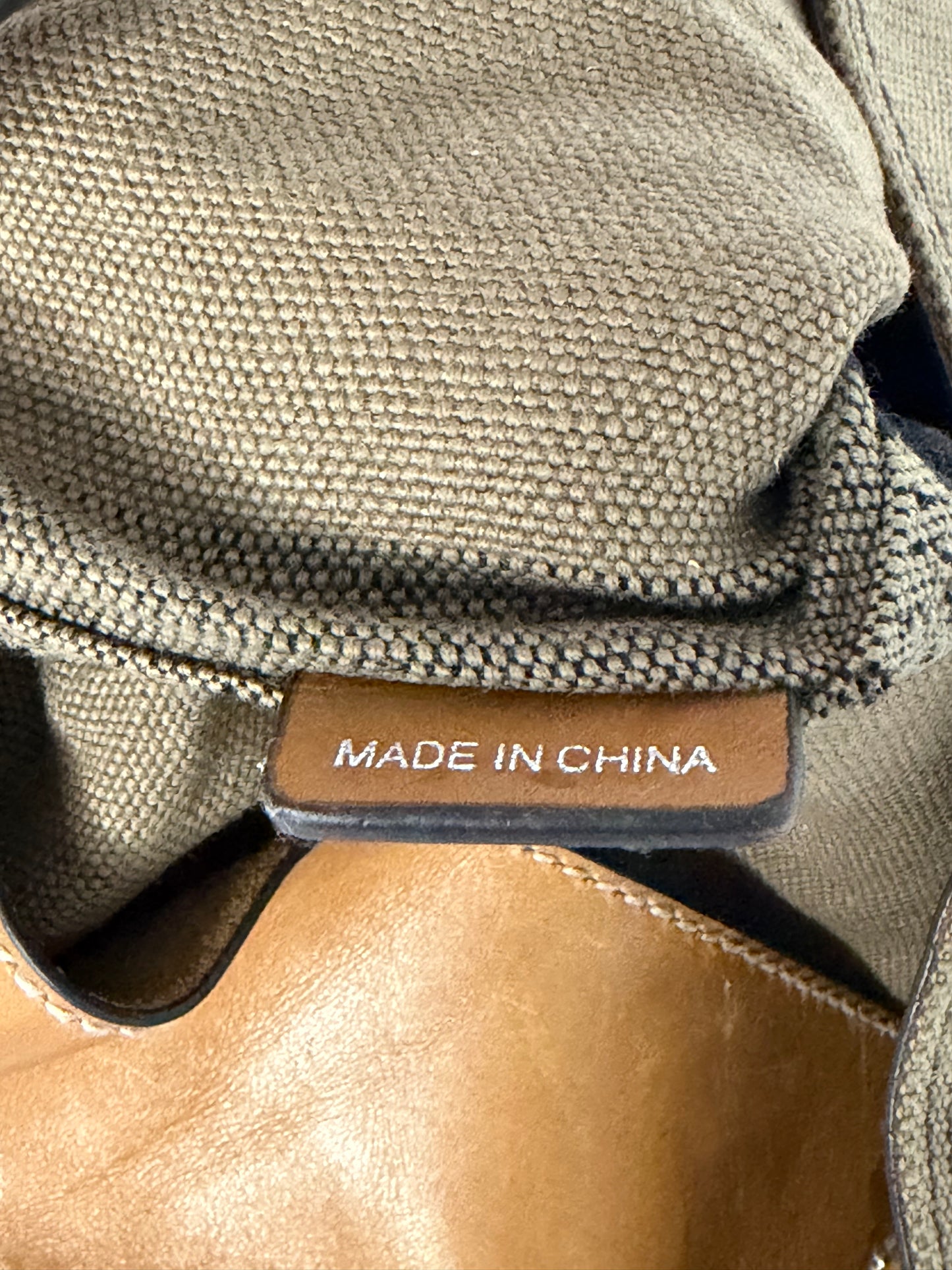 BURBERRY Canvas Mega Check Medium Ashby Hobo Saddle
