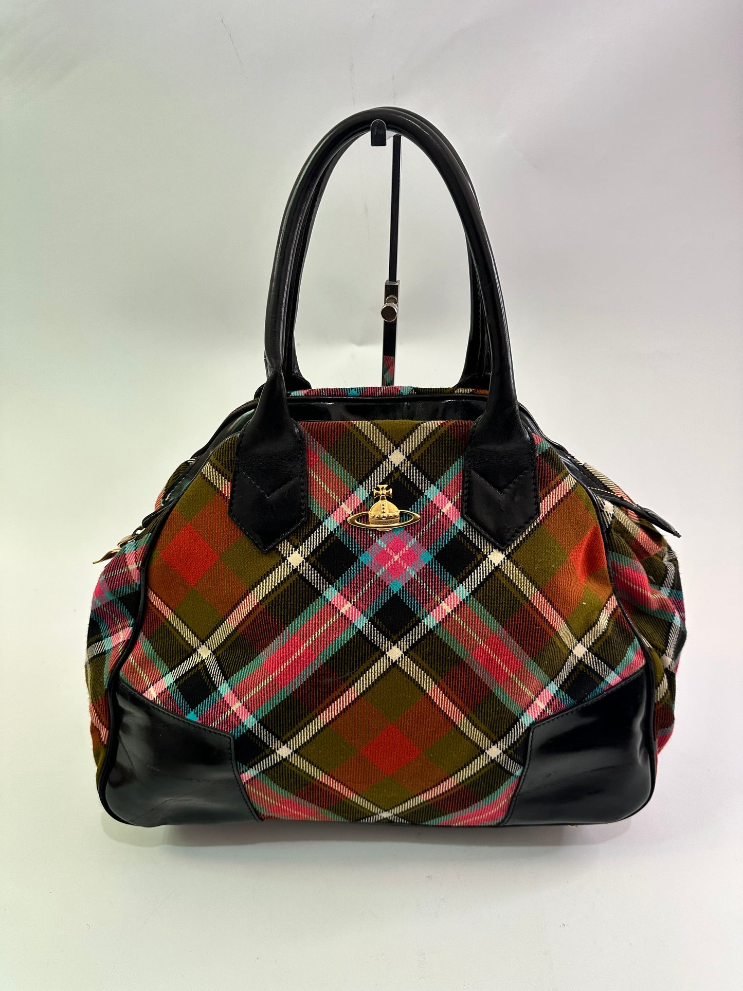 VIVIENNE WESTWOOD Plaid Yasmine bag