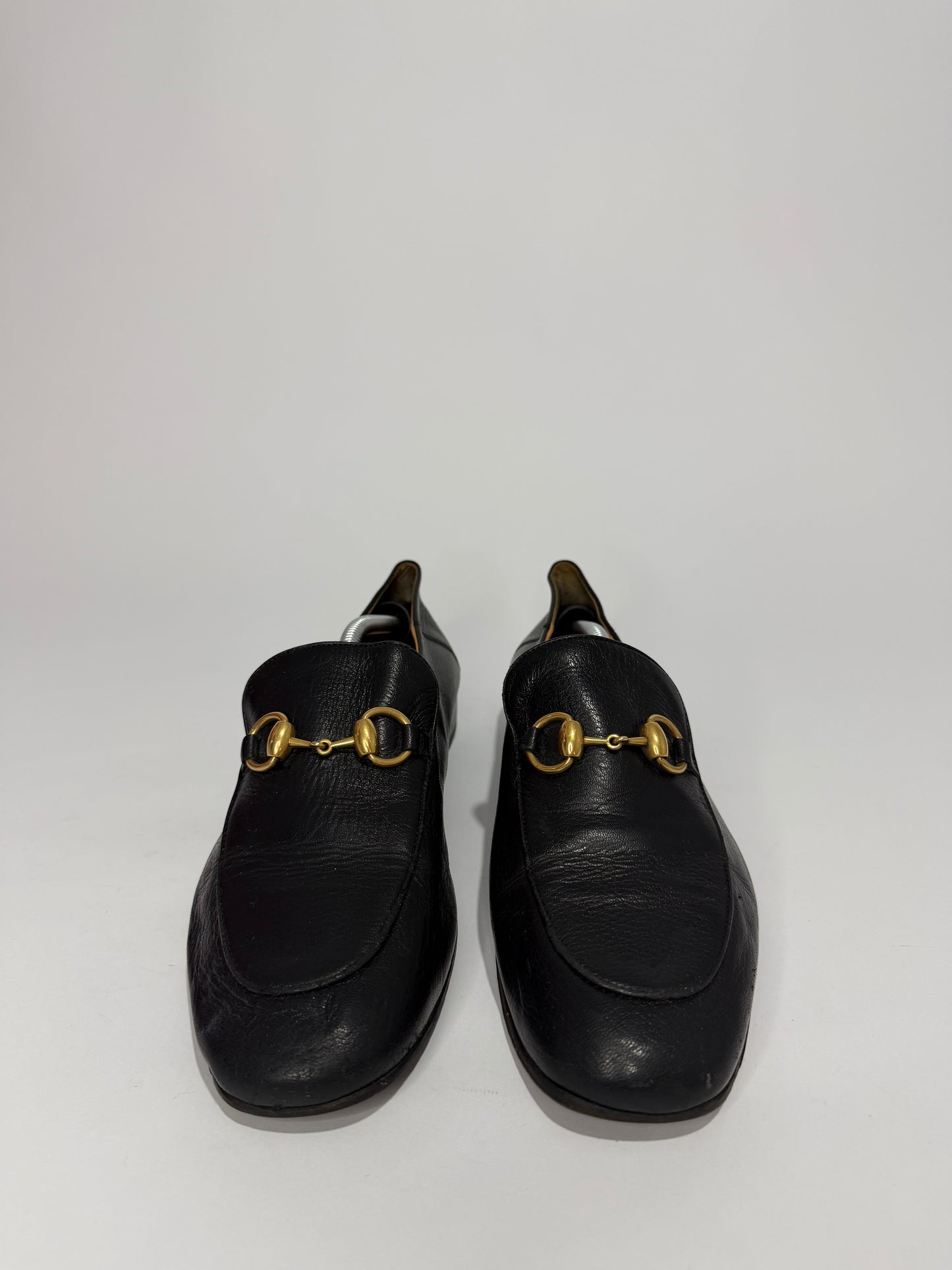 Gucci Black Leather Horsebit Foldable Loafers Size 37.5 EU/ 7.5 US/ 4. 5 Uk