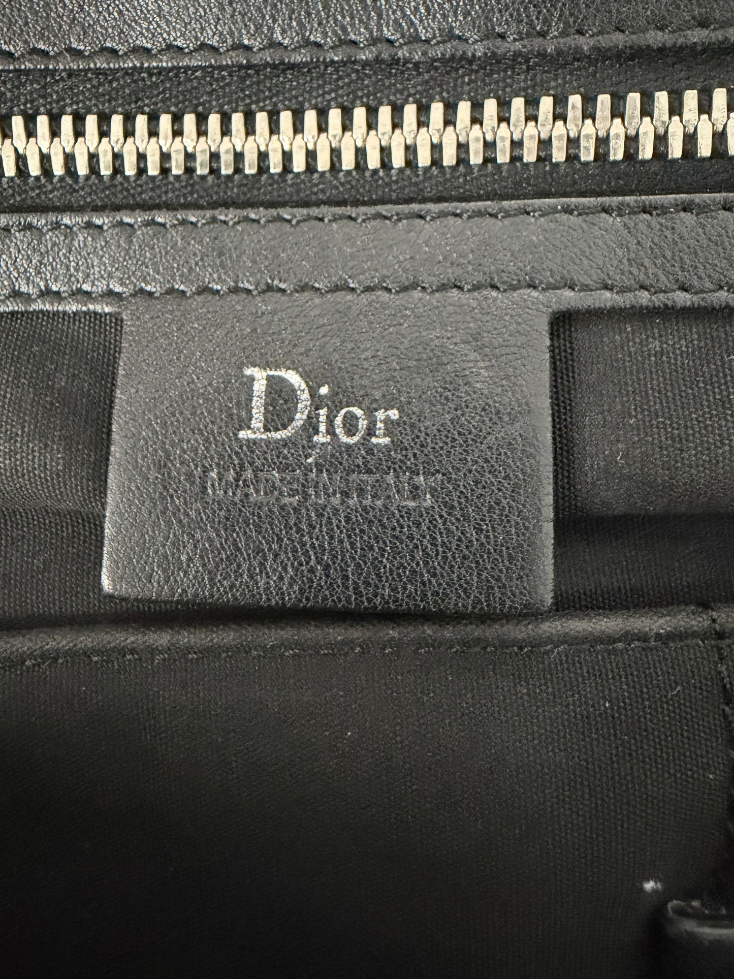 Dior Homme Black/Navy
Leather and Nylon Briefcase
