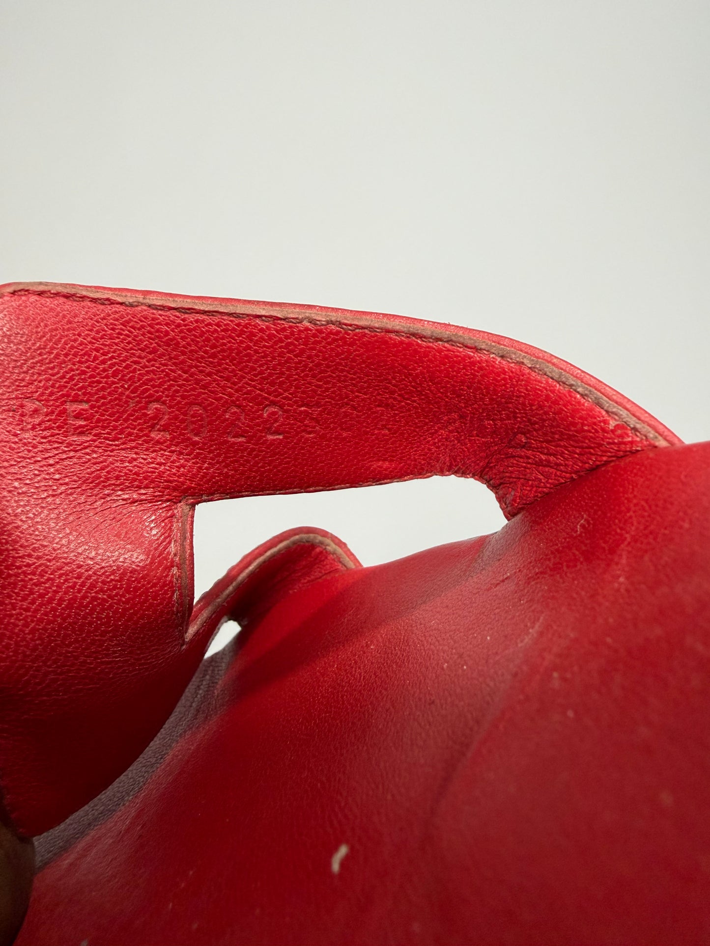 HERMES Red Box Calfskin Oran Sandals 36 EU/ 6 US / 3 UK