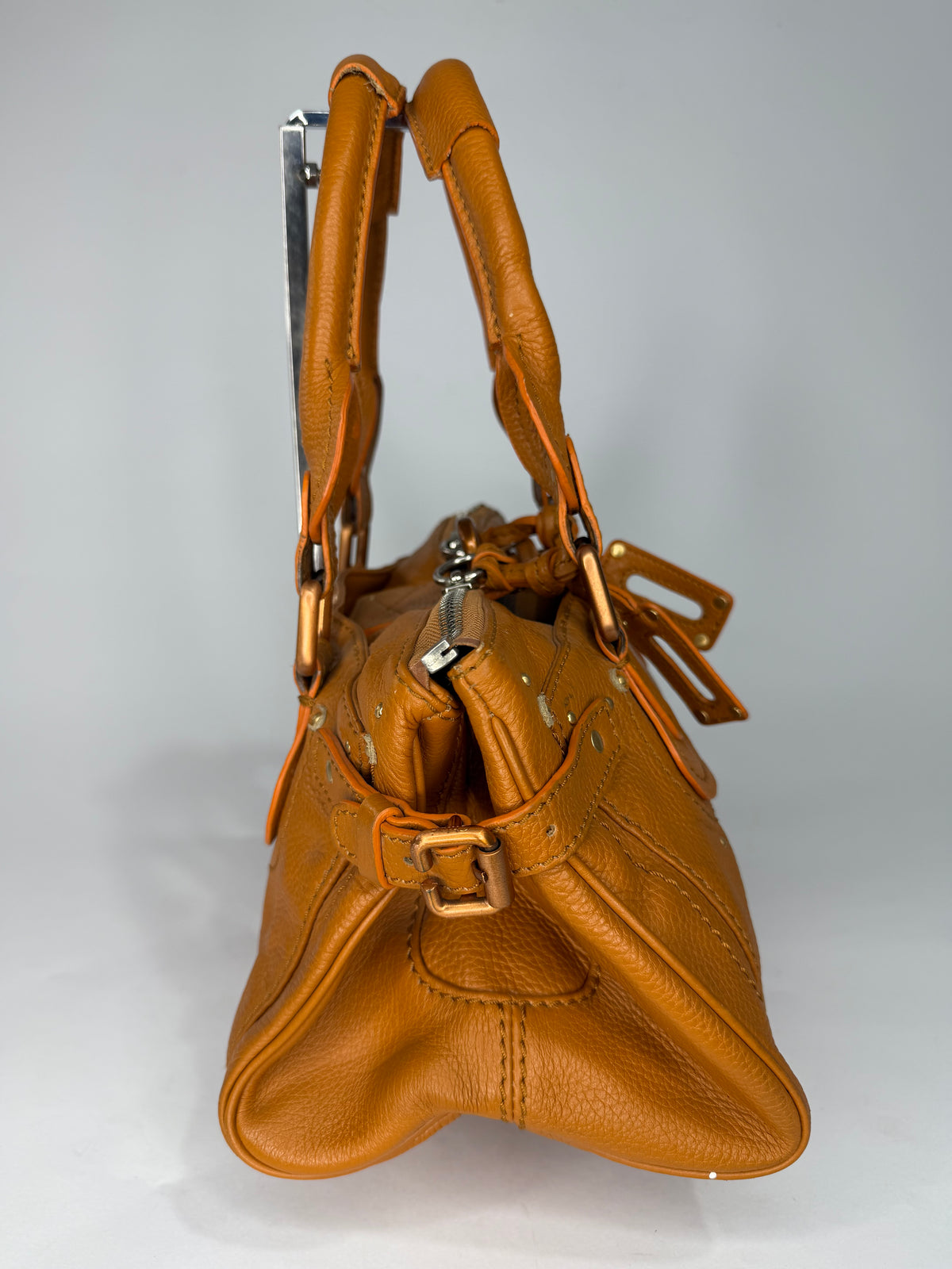 CHLOE
Calfskin Medium Paddington Satchel Tan