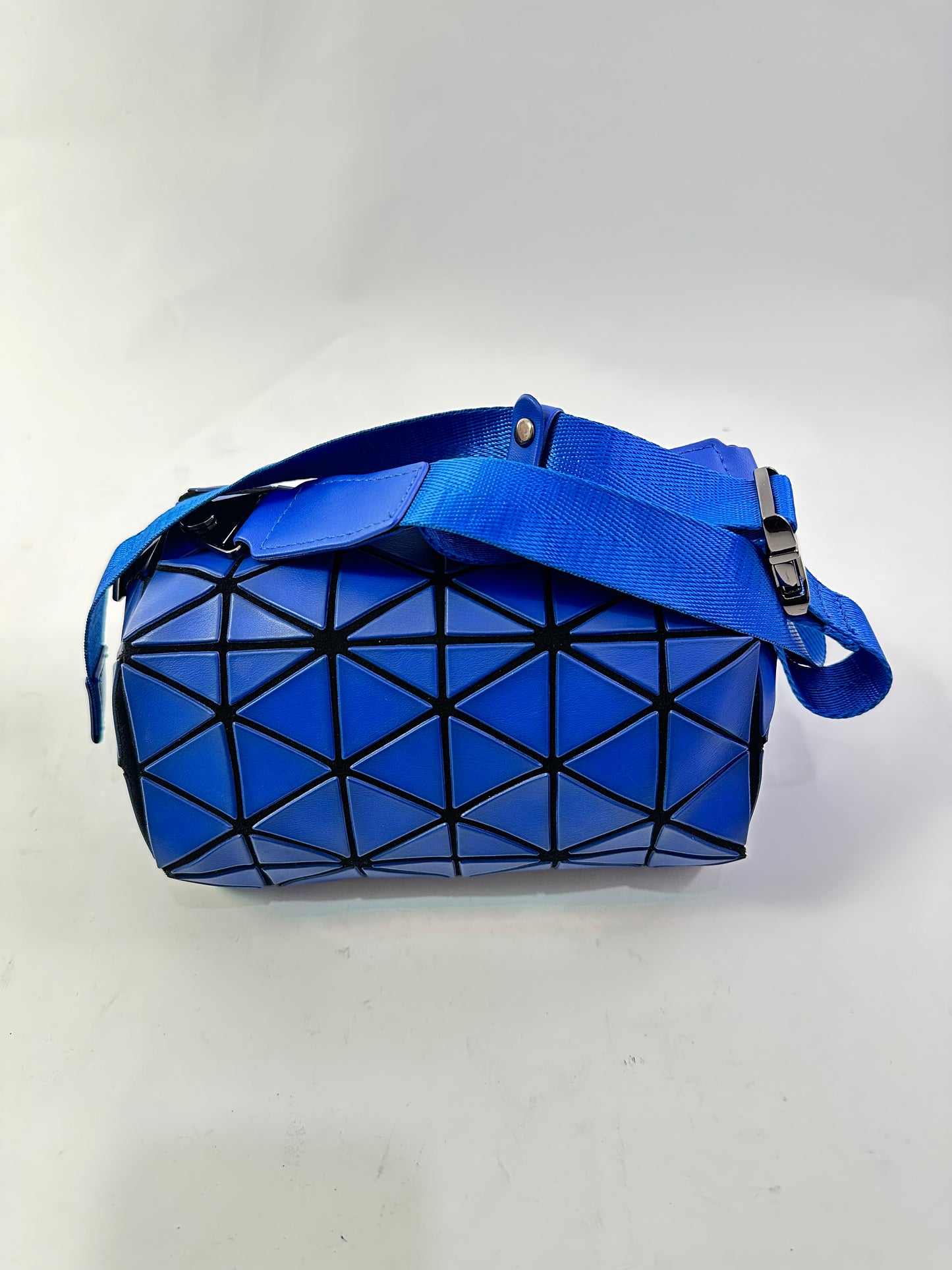 Bao Bao Issey Miyake Blue Hexagon Crossbody Bag