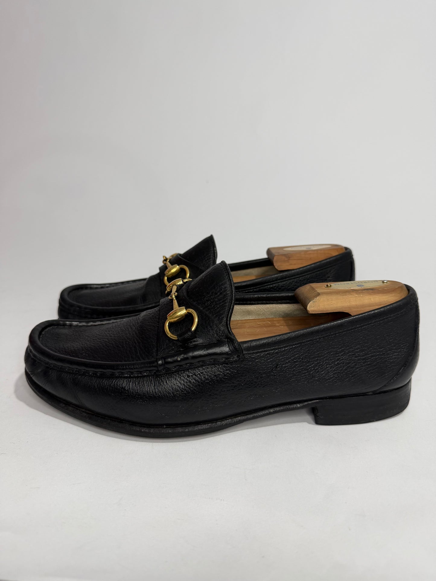 Gucci Black Leather 1953 Horsebit Loafers Size 7 UK/ 8 US