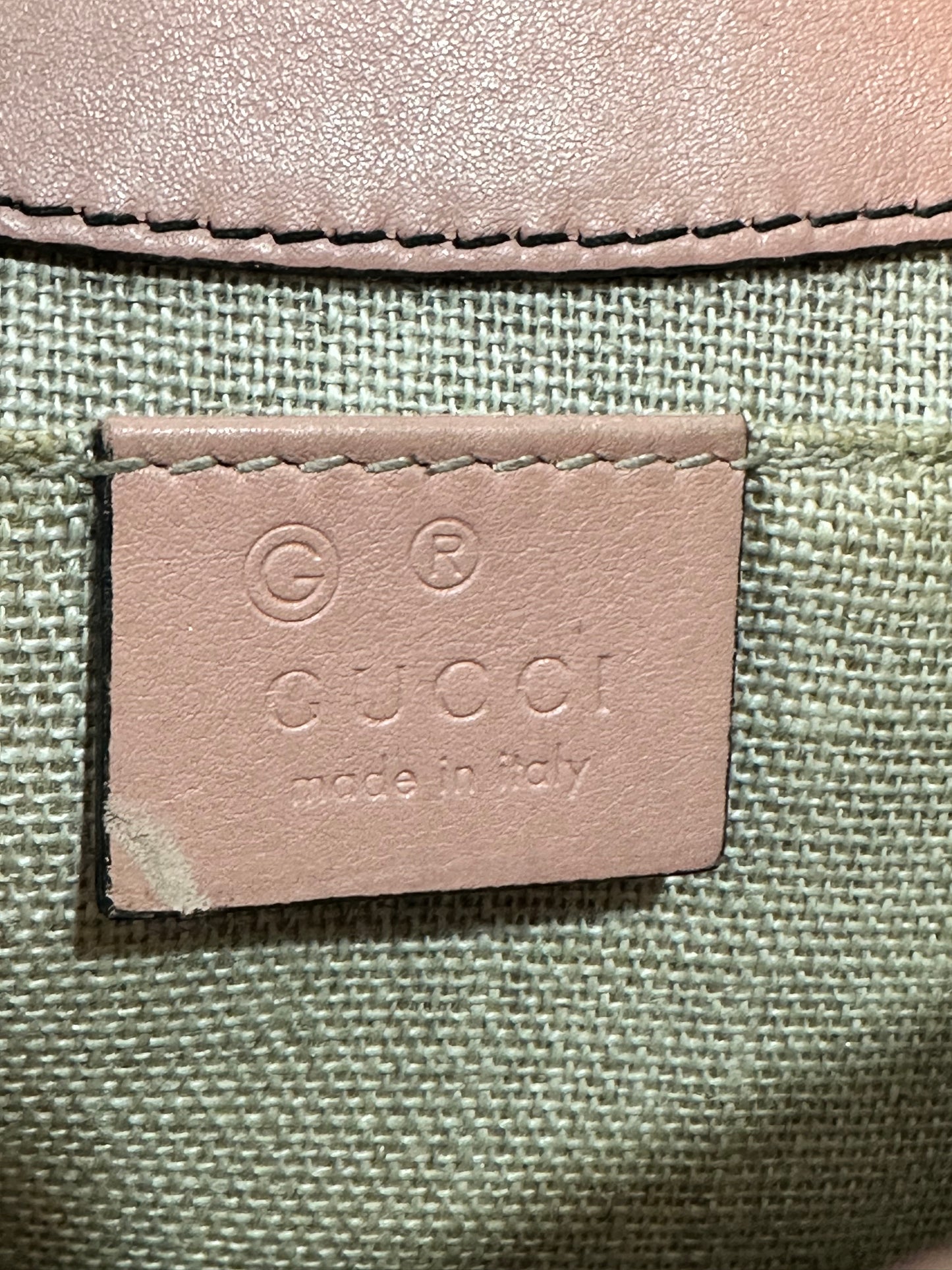 GUCCI
Pink Micro Guccissima Leather Emily Small Shoulder Bag