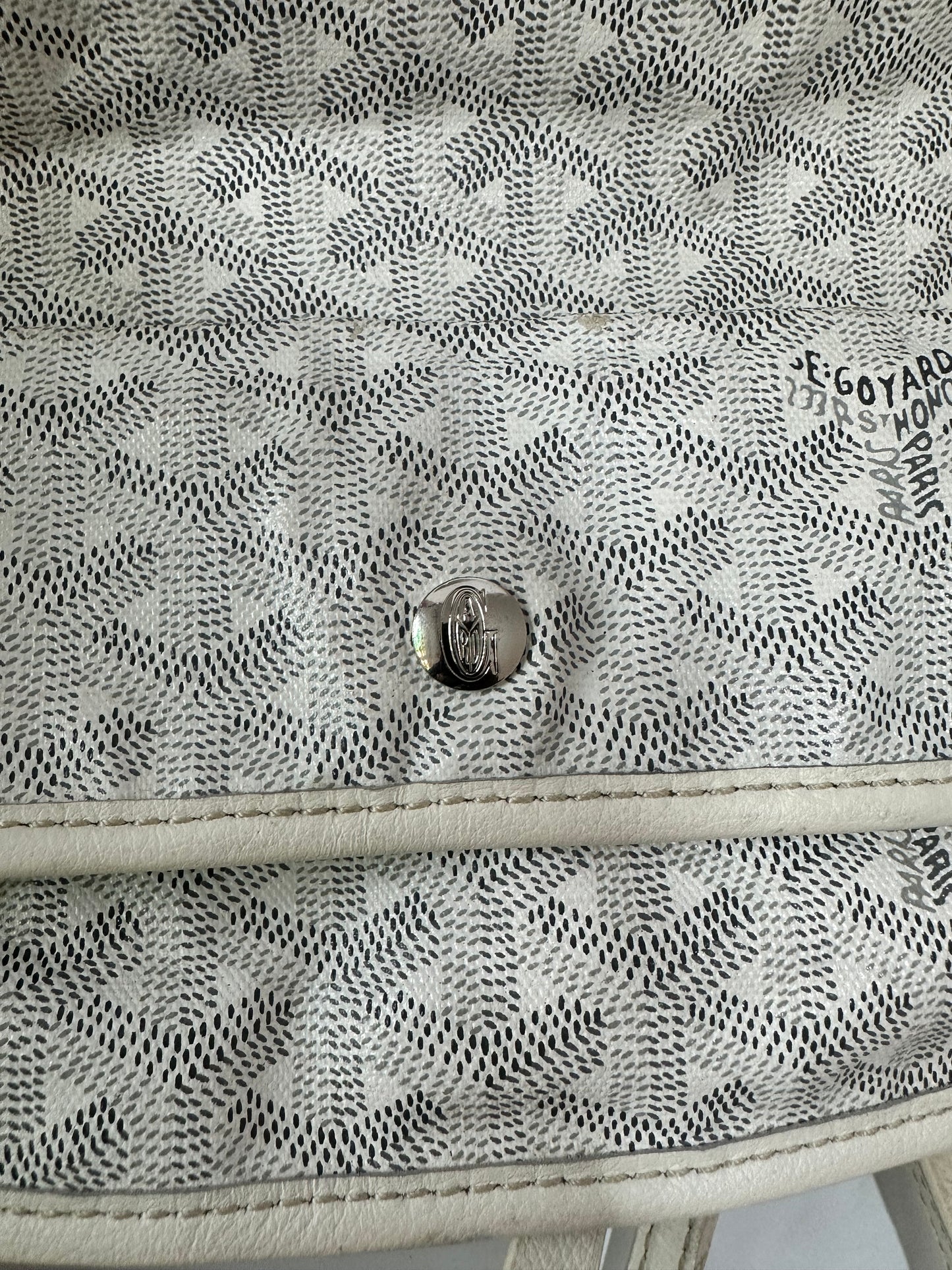 GOYARD Saint Louis GM White.