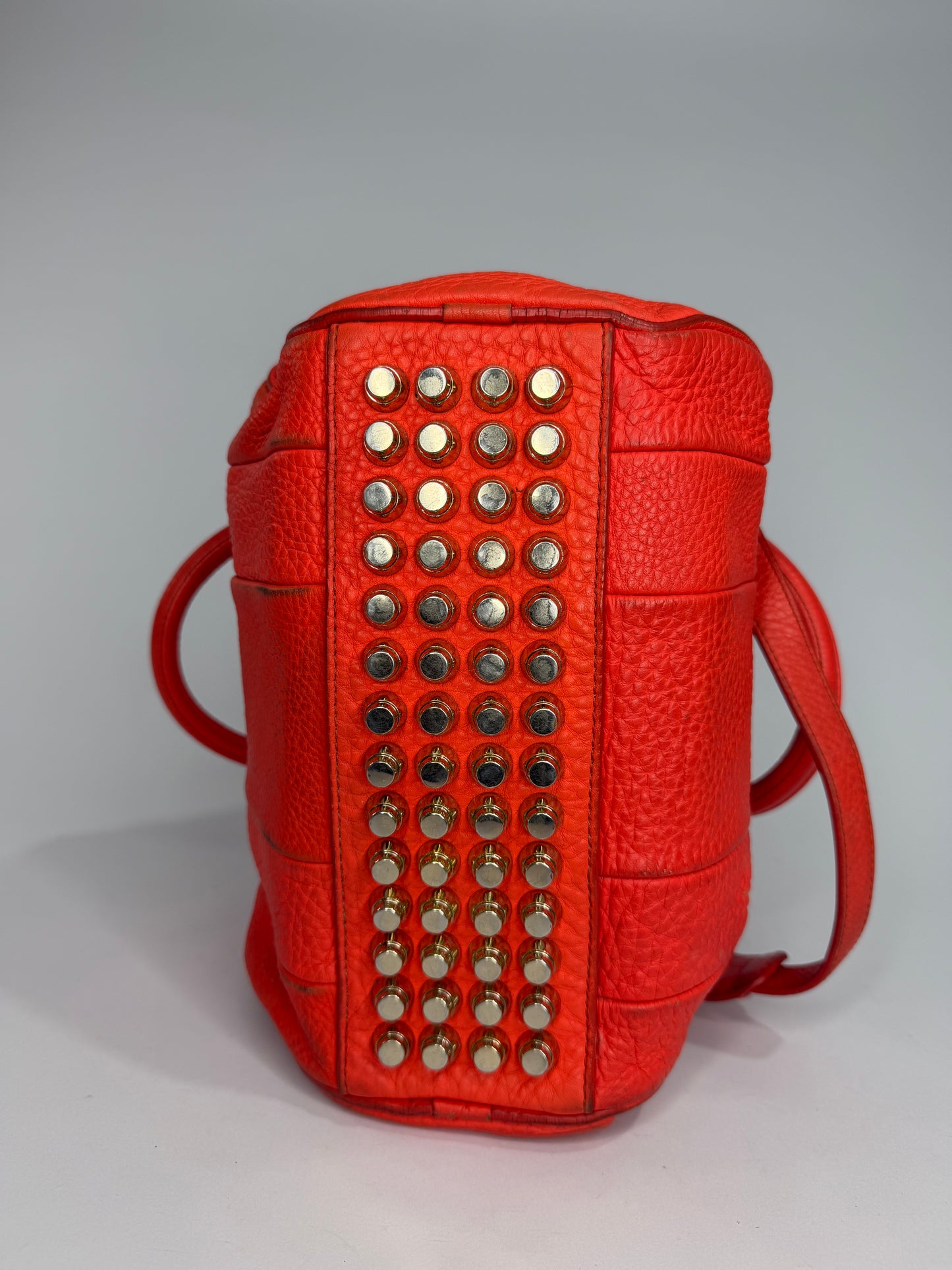 Alexander Wang Orange Leather Small Rockie Satchel